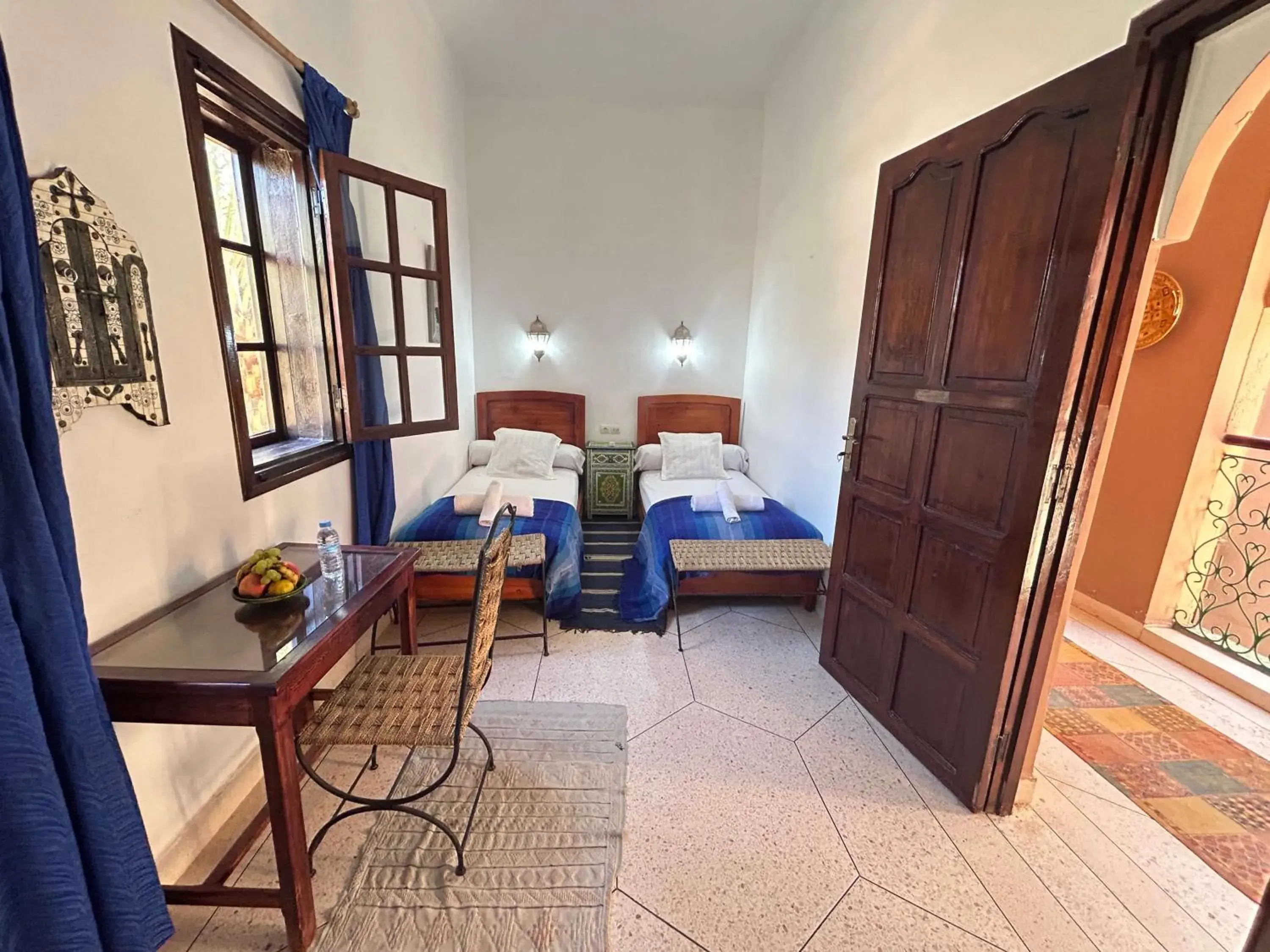 Twin Room with Private Bathroom in Dar Nakhla - Zagora guest house Twin Room with Private Bathroom in Dar Nakhla - Zagora guest house