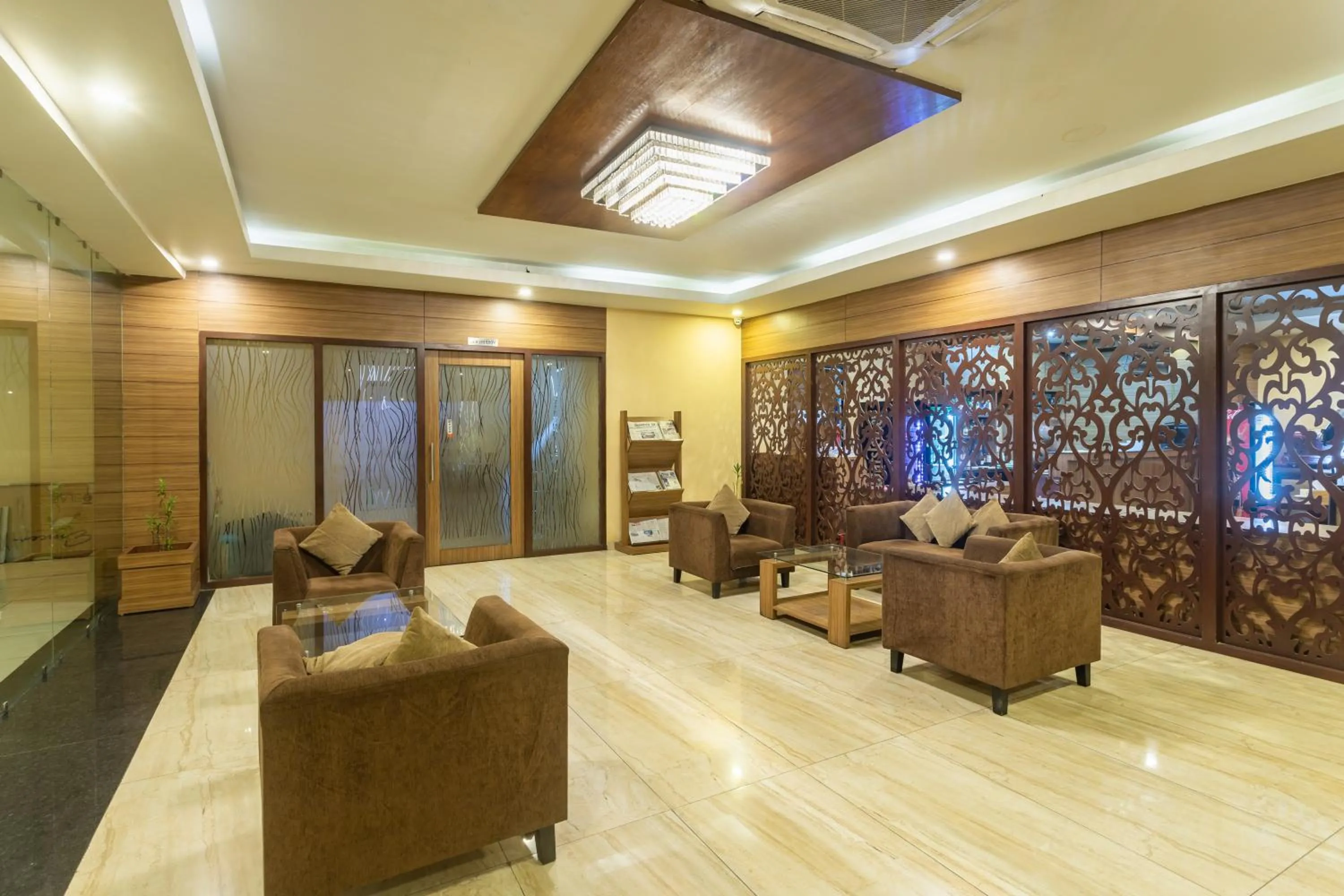 Lobby or reception in Hotel Verandah