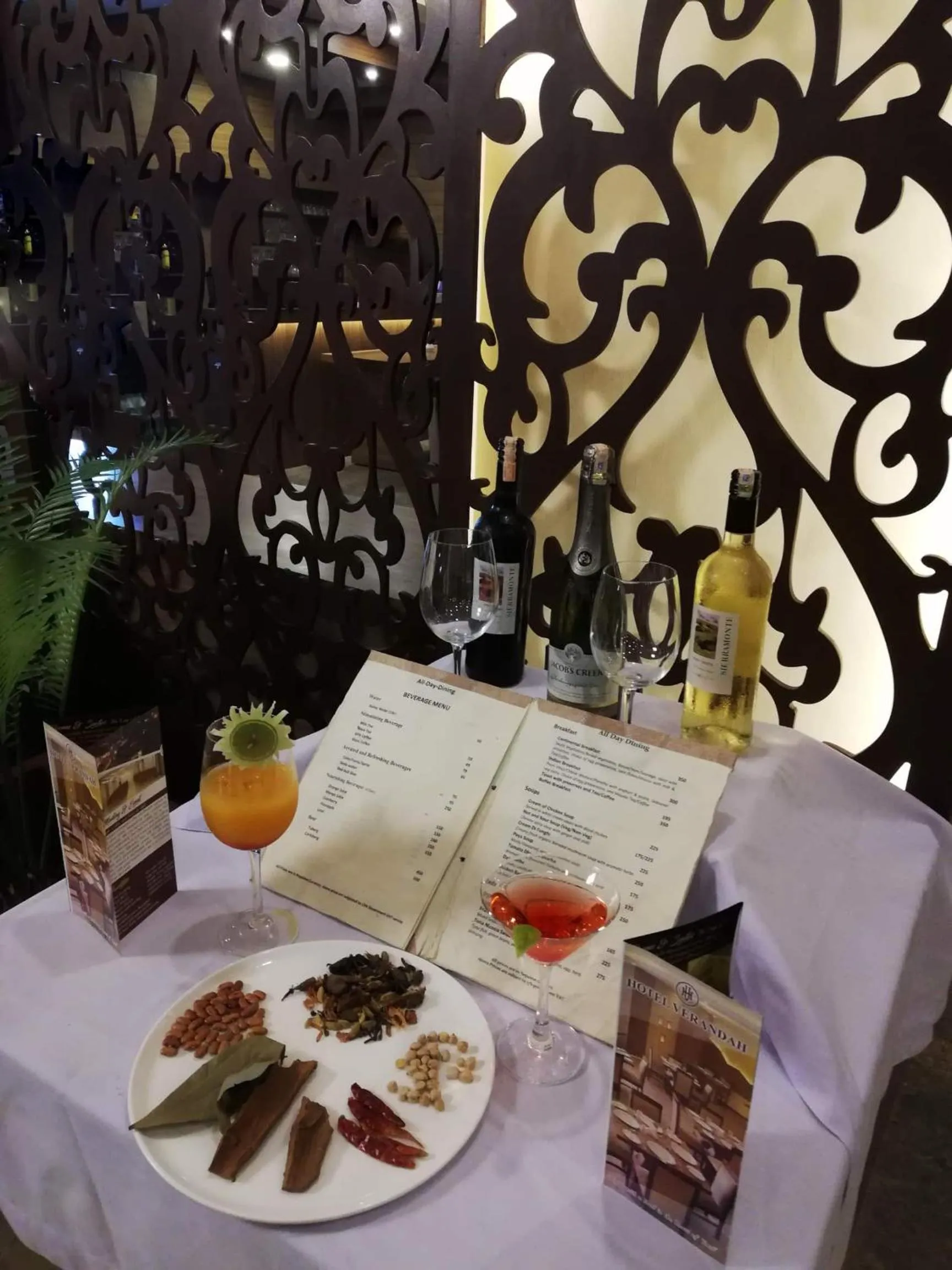 Decorative detail in Hotel Verandah