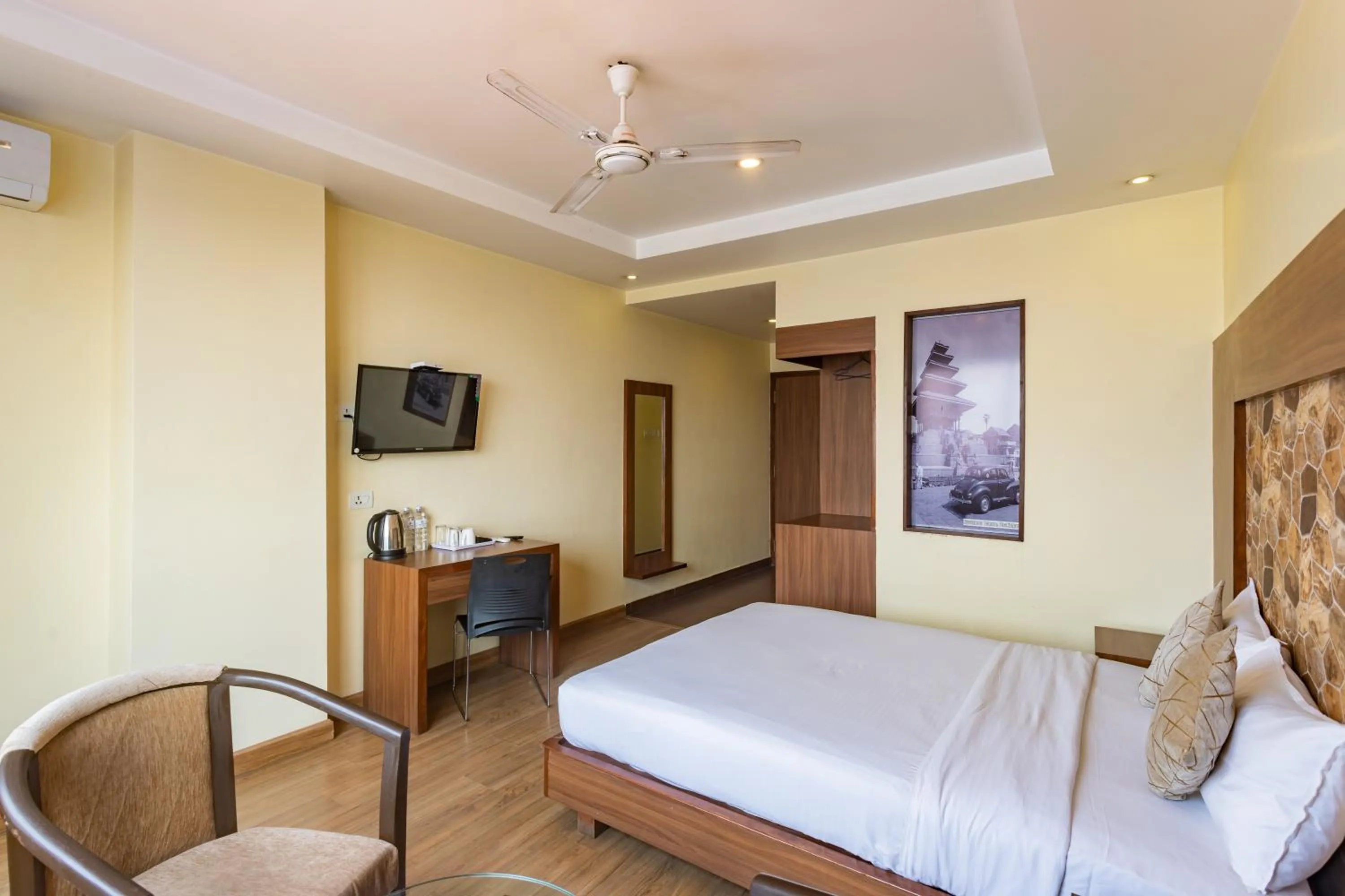 Bed in Hotel Verandah