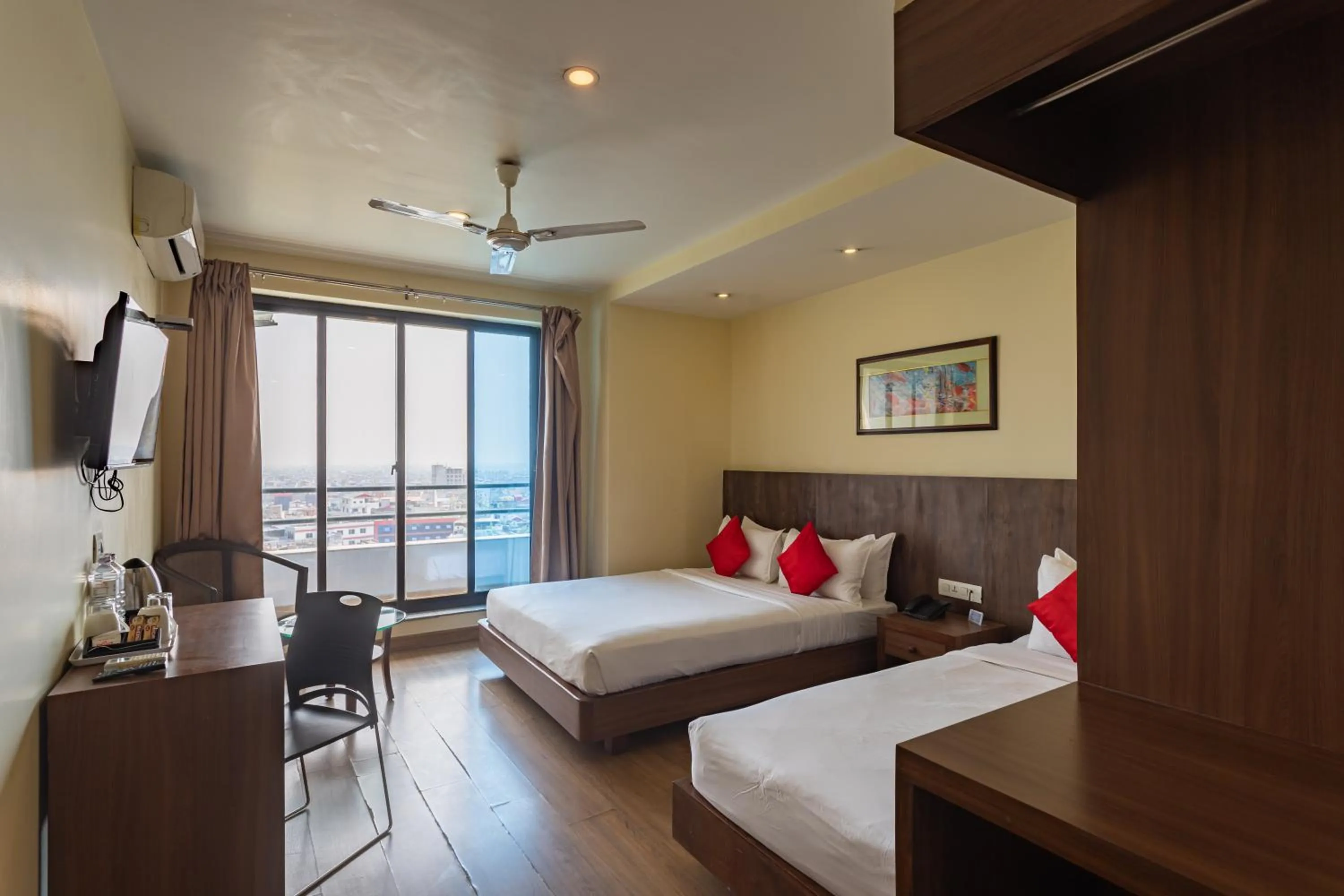 TV and multimedia, Bed in Hotel Verandah