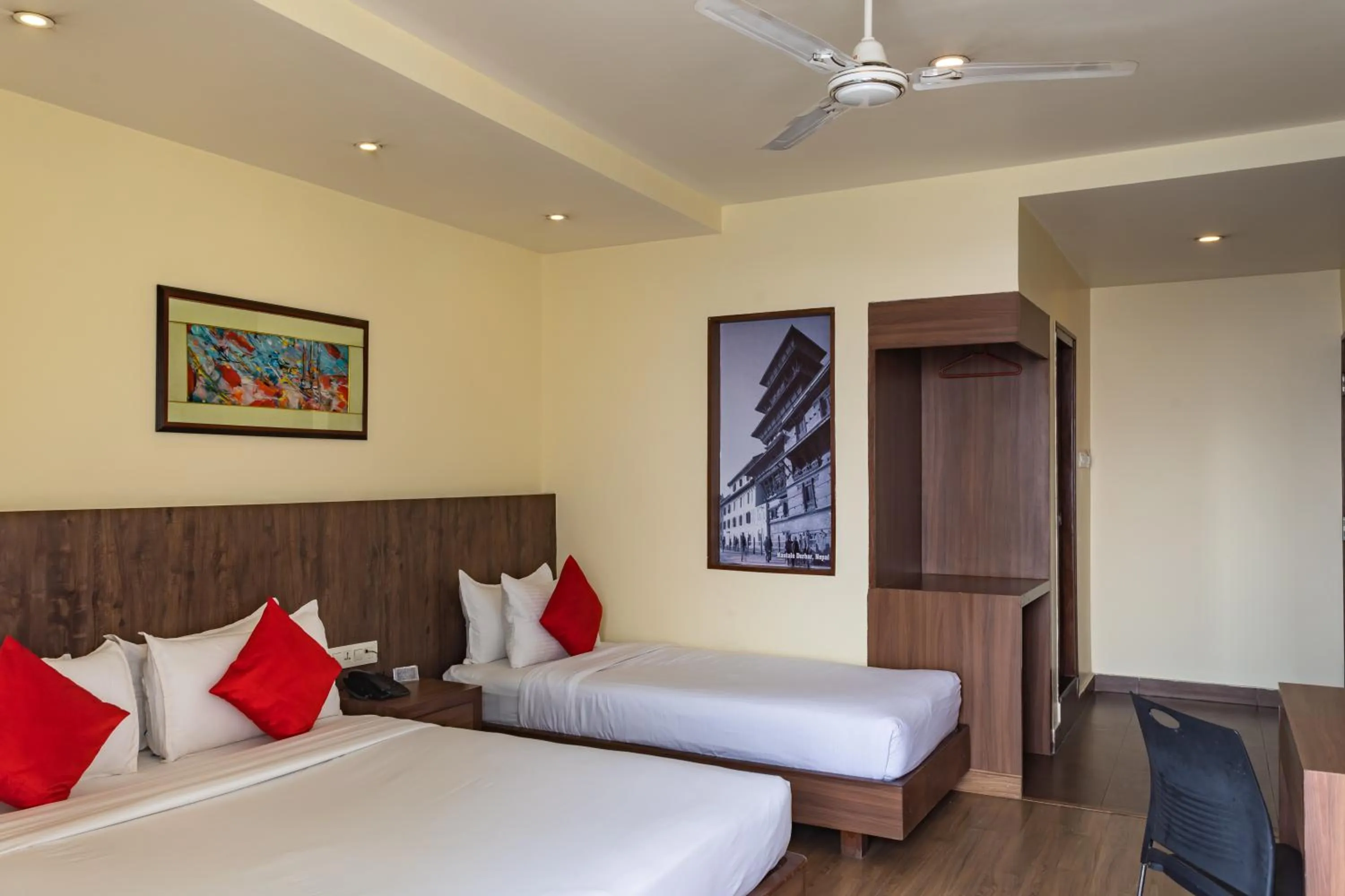 Bed in Hotel Verandah