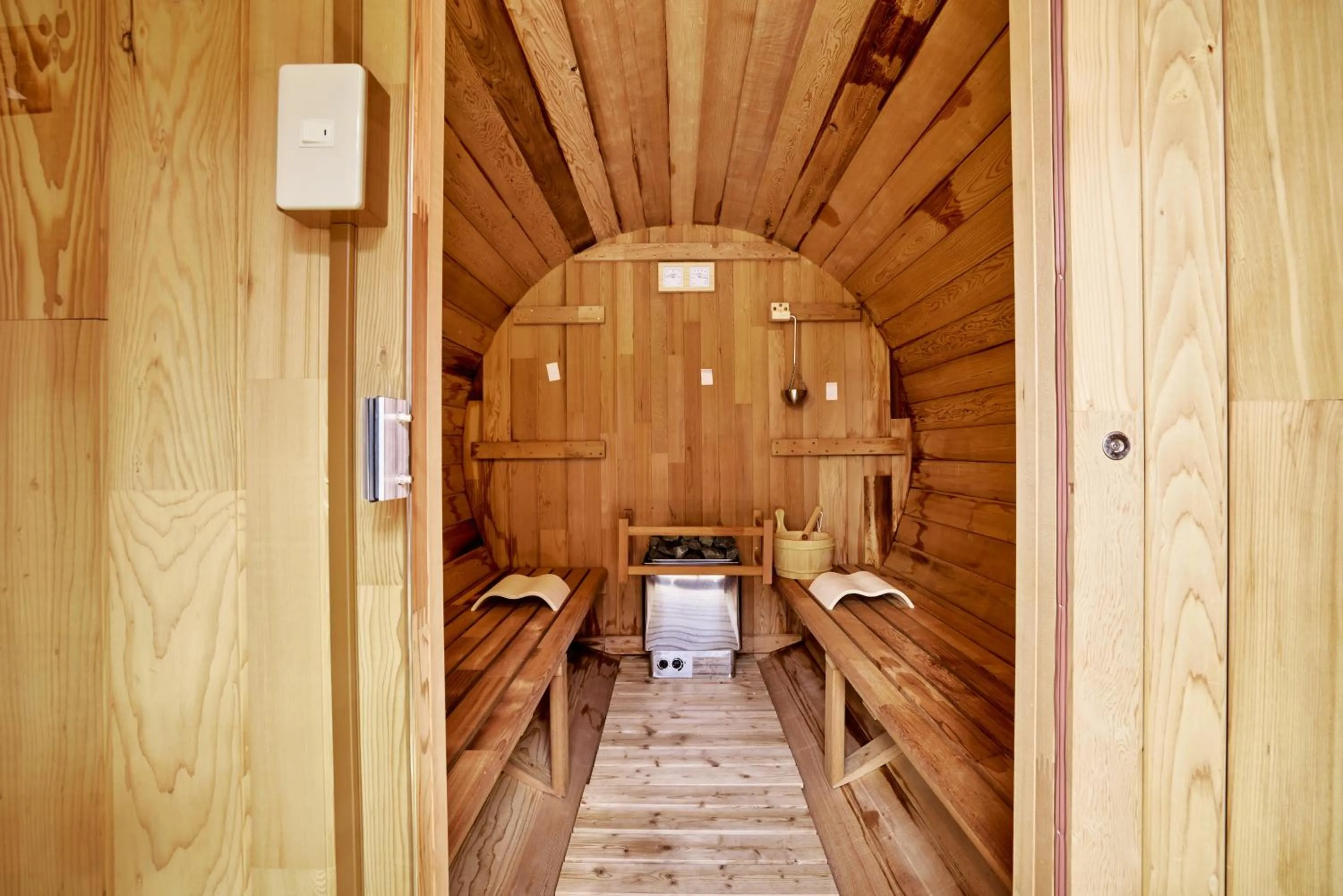 Sauna in tocoro. Mt. Fuji Hazuki