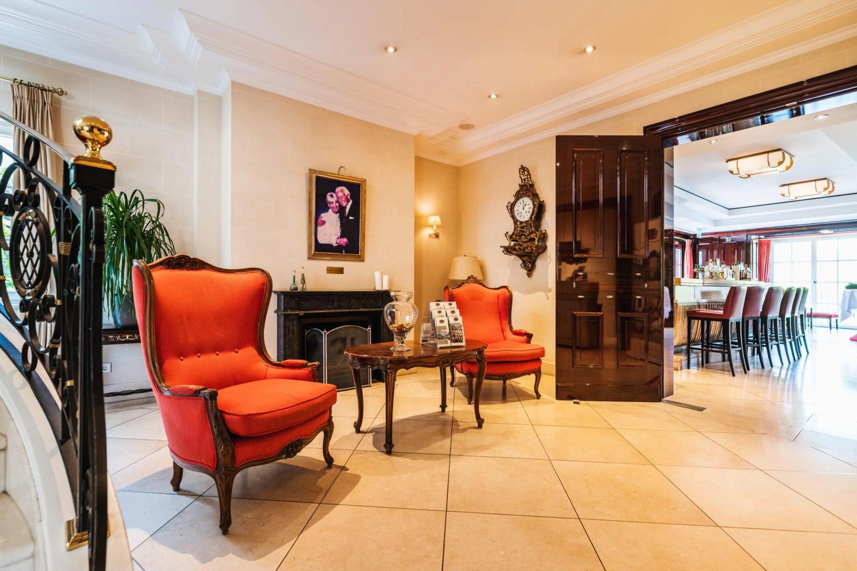 Lobby or reception in Rheinhotel Schulz