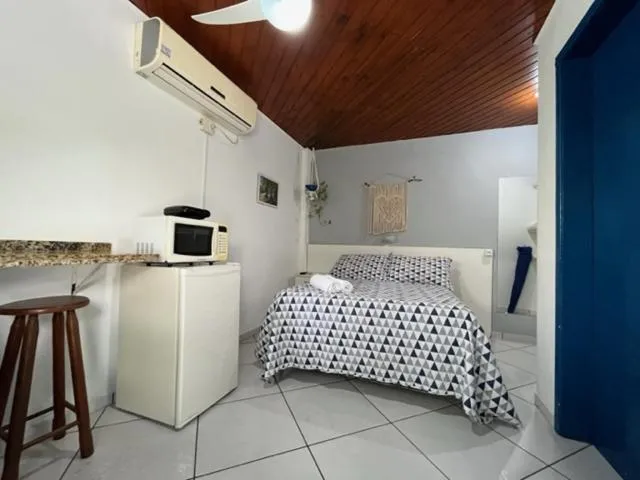 Bed in Pousada Canario Azul