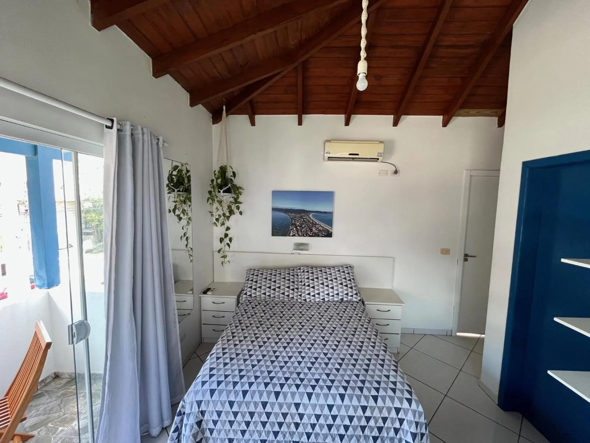 Bed in Pousada Canario Azul