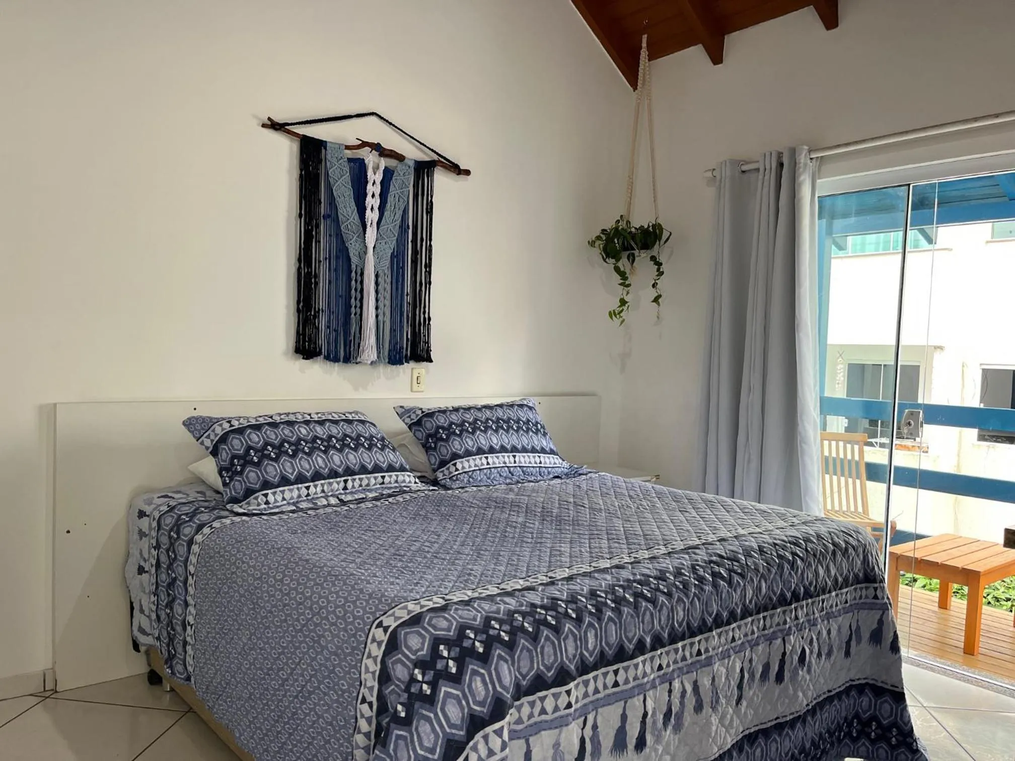 Bed in Pousada Canario Azul