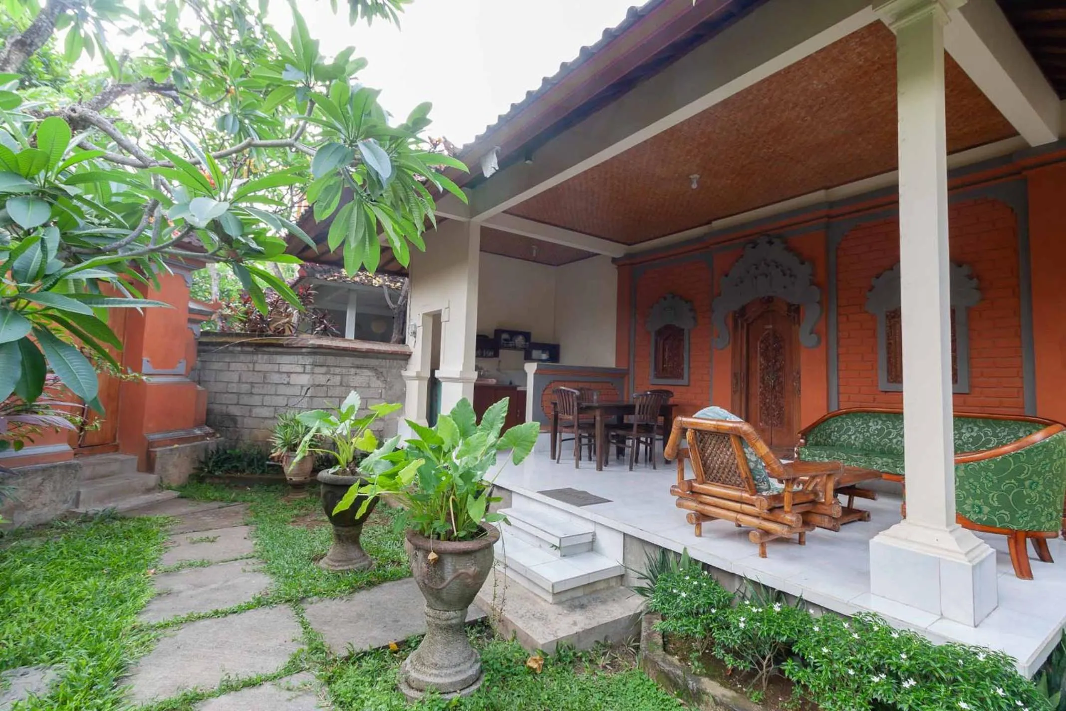 Patio in The Guest Villas Legian Kuta