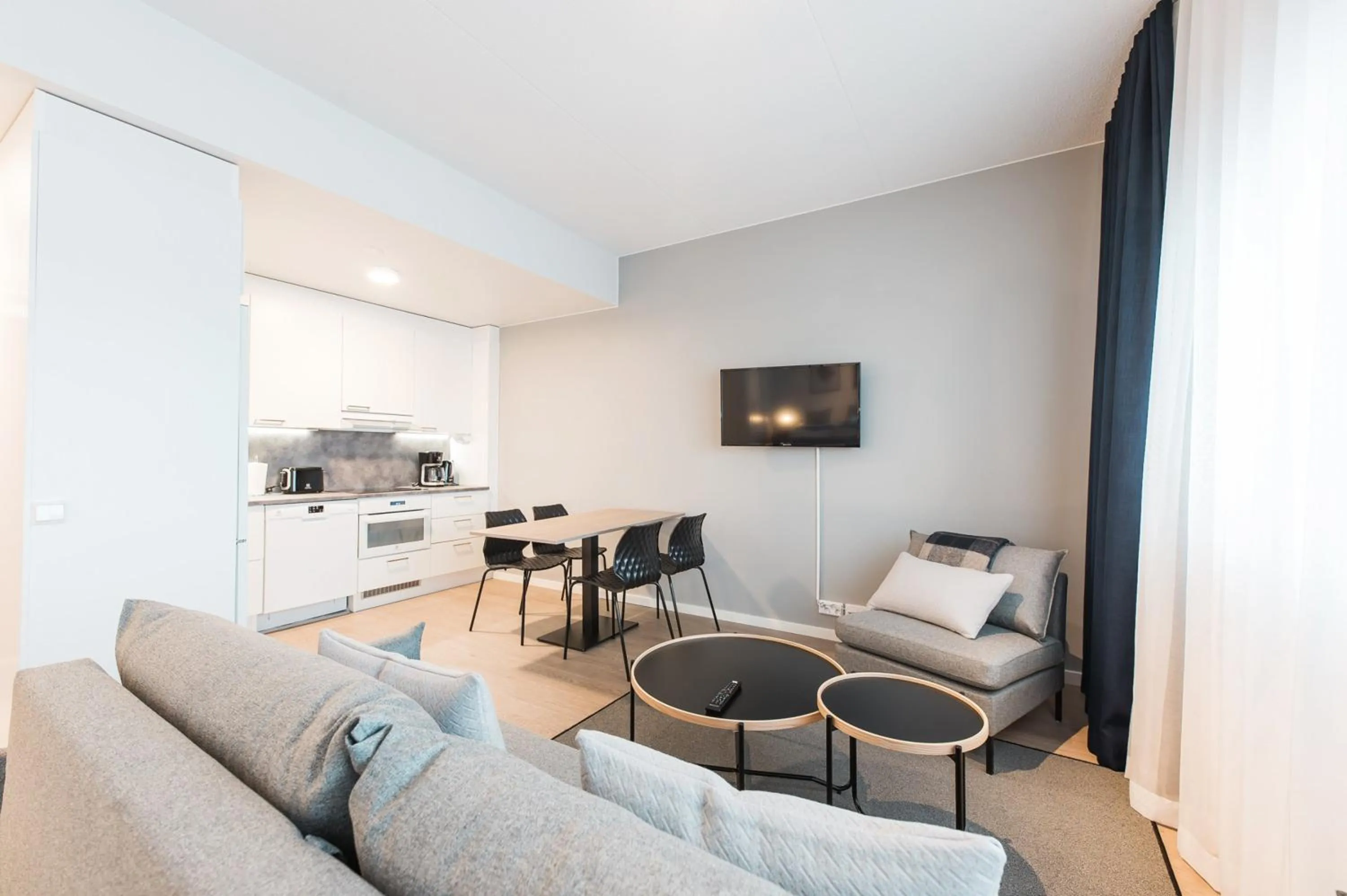 kitchen in Forenom Aparthotel Helsinki Pikku Huopalahti