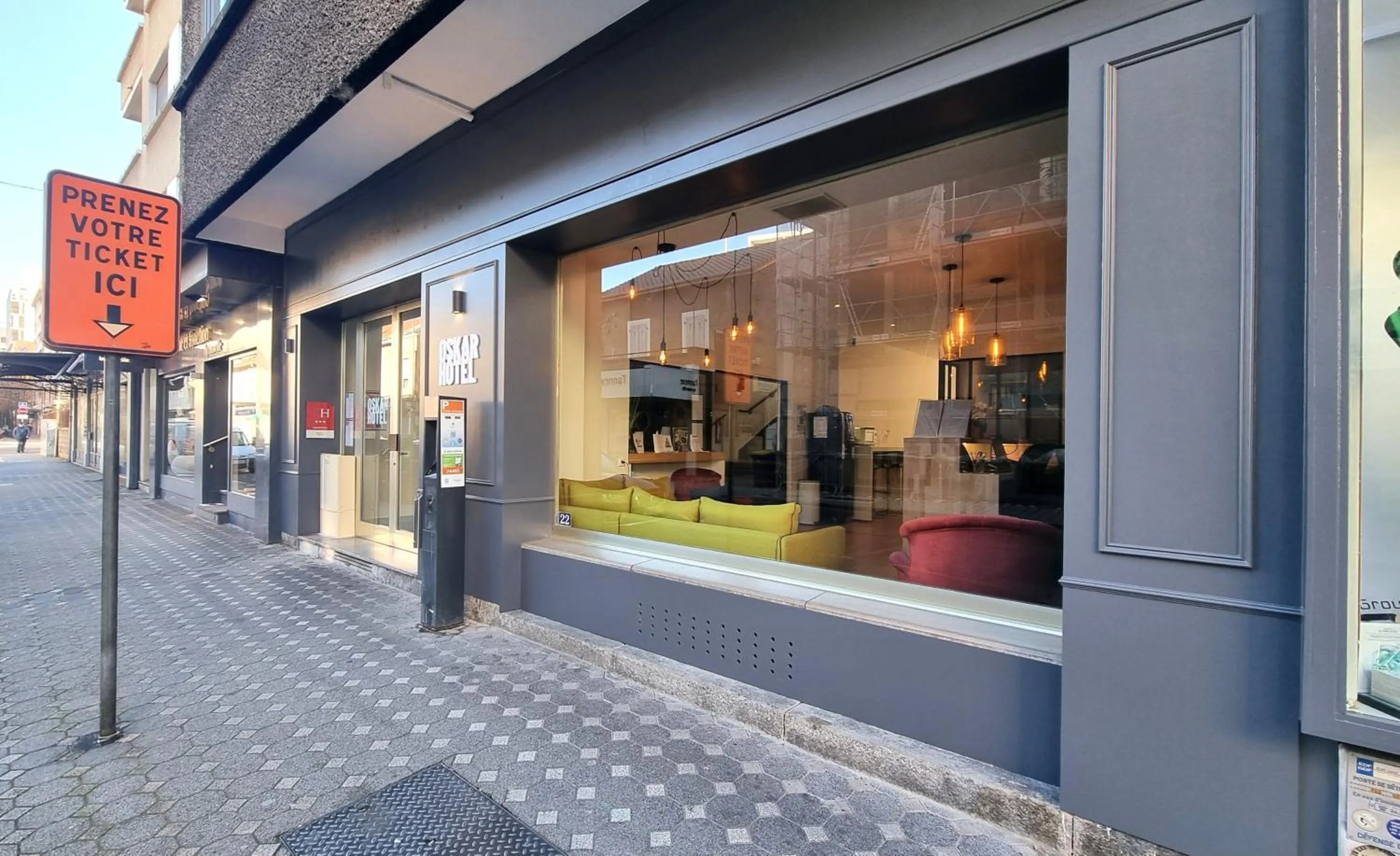 Property building in Oskar Hotel