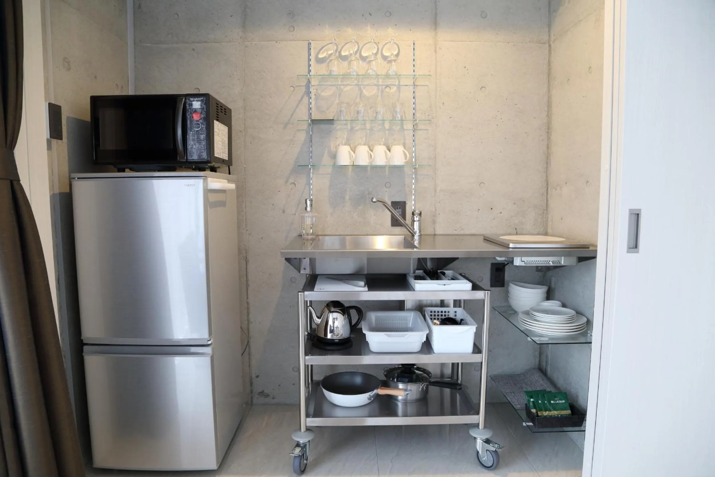 Kitchen or kitchenette in Tabinoteitaku Okinawa Naha