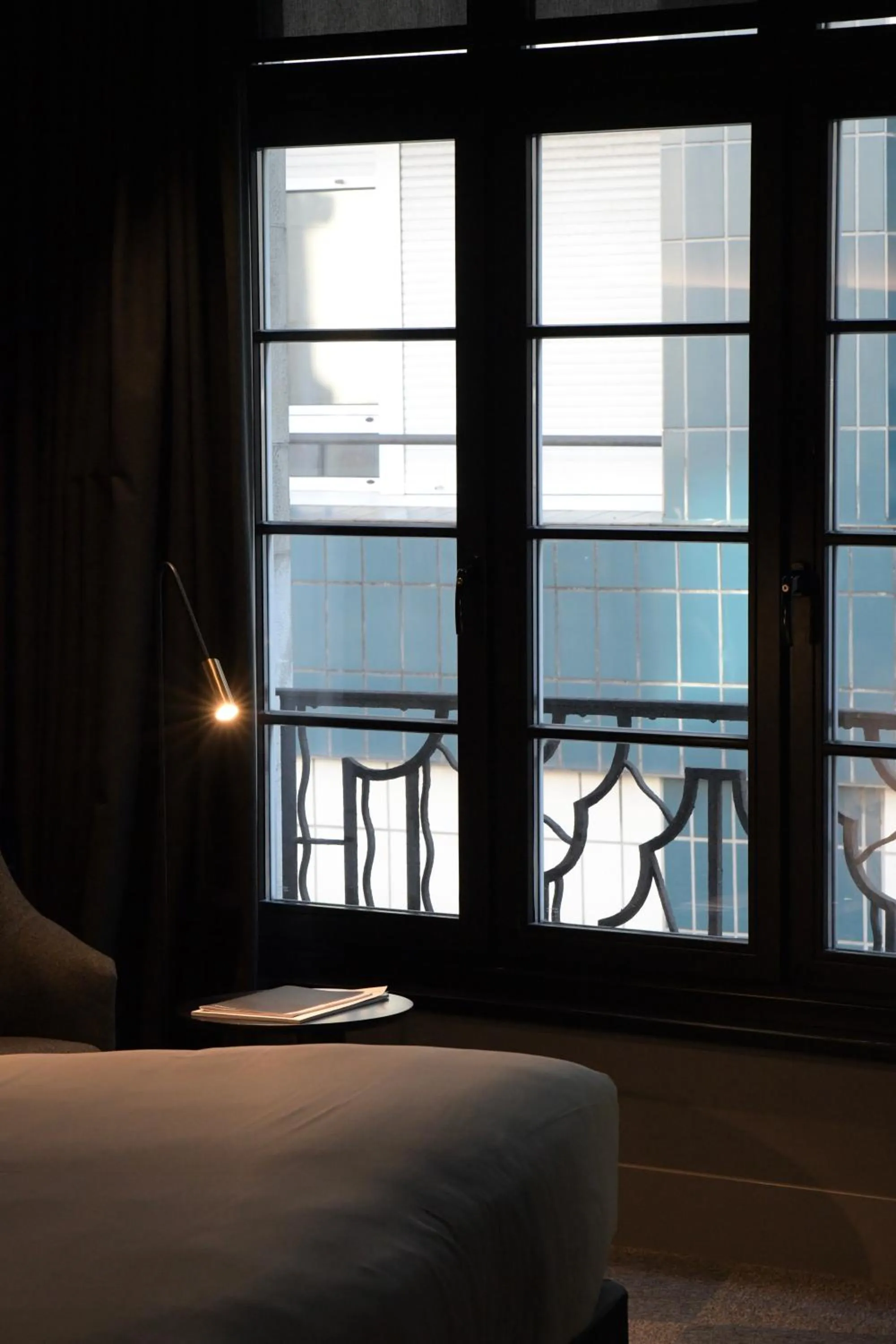 Decorative detail, Bed in El Môderne Hotel