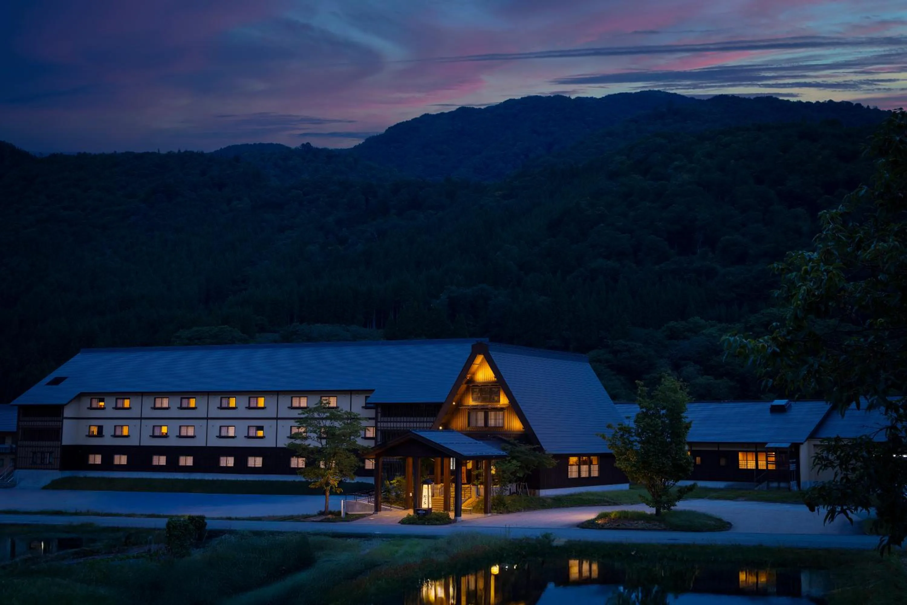 Property building in Onyado Yuinosho, Shirakawago