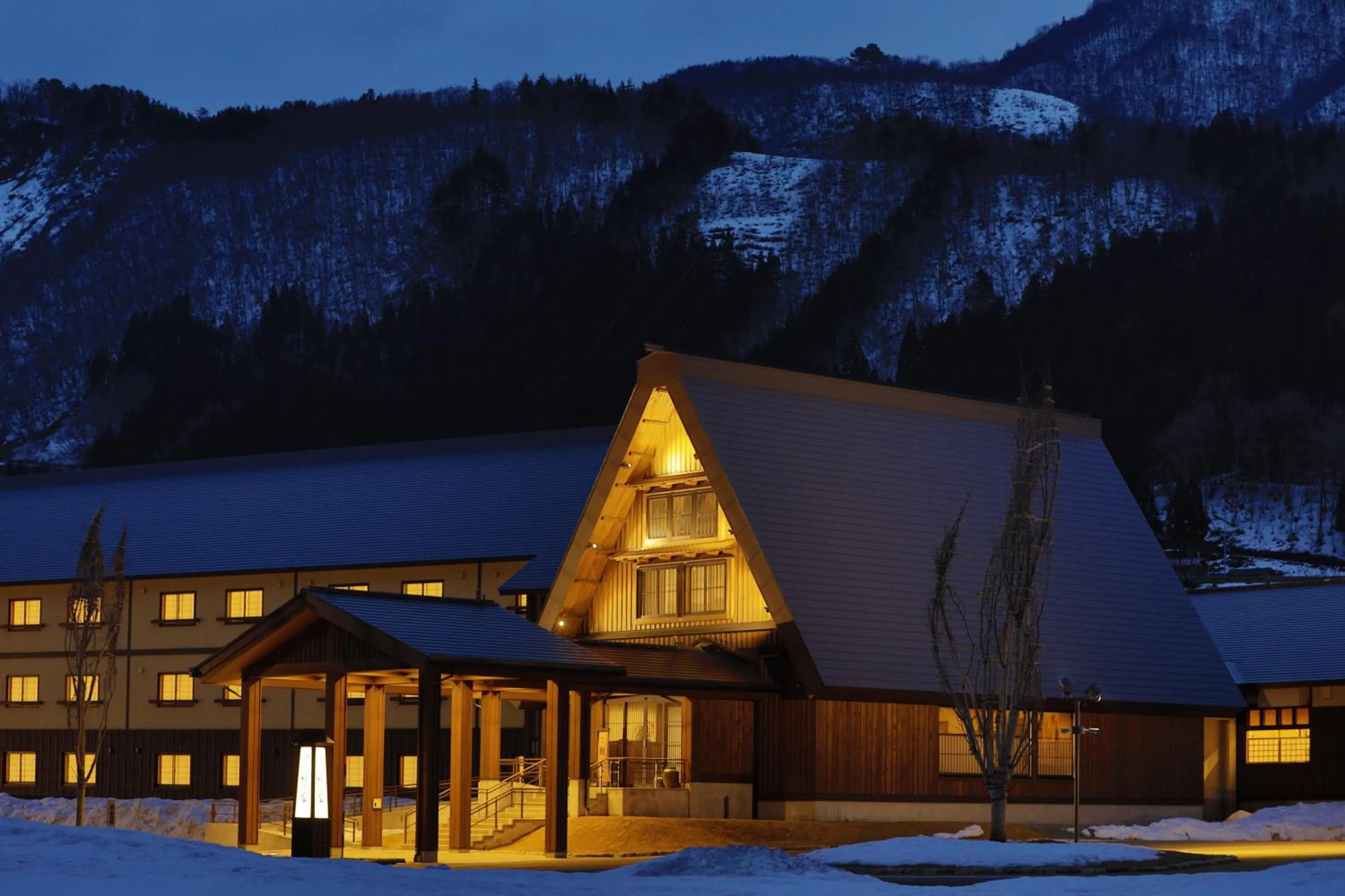 Property building in Onyado Yuinosho, Shirakawago