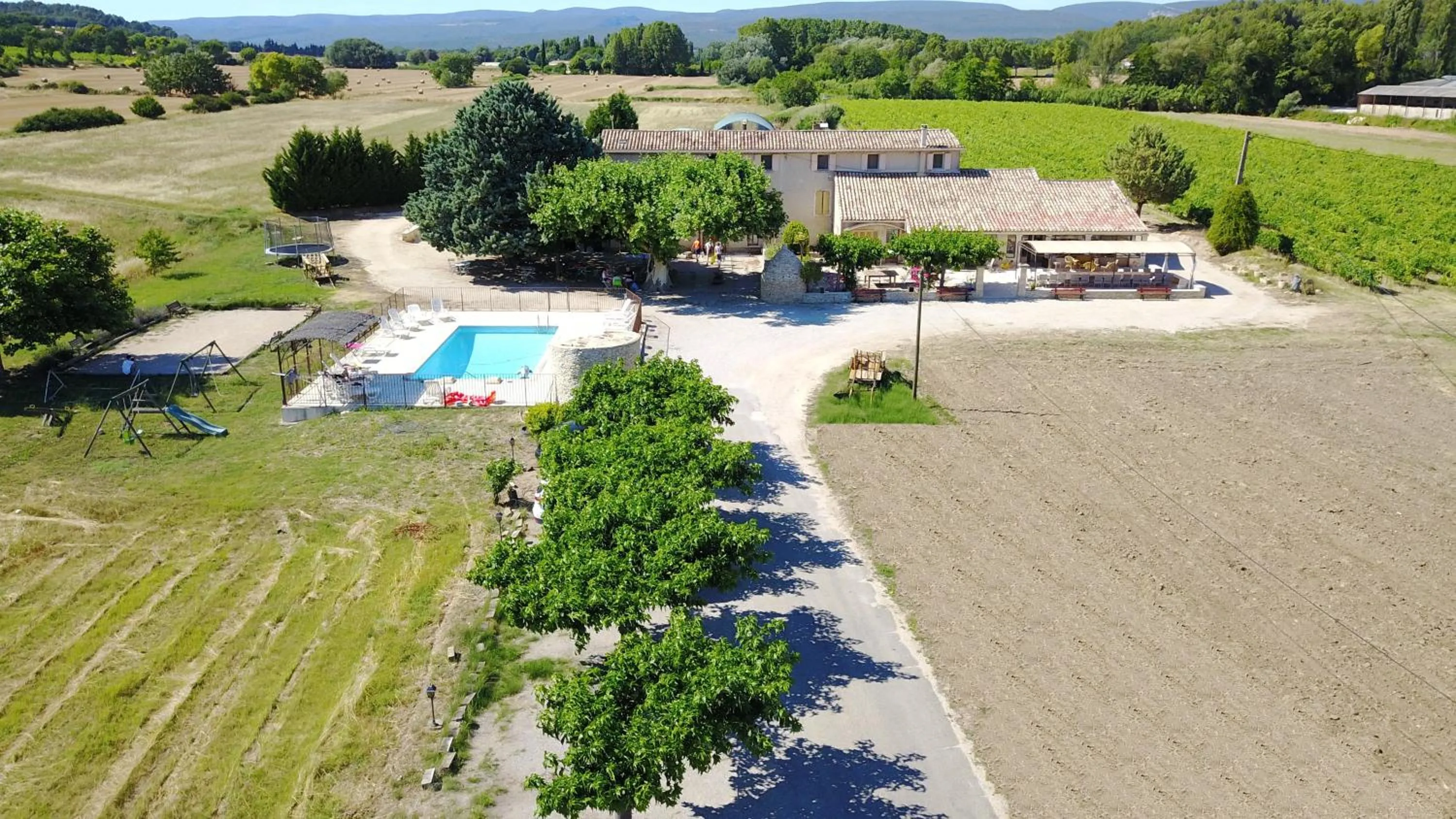 Bird's eye view in Chambres & Tables d'hôtes Moulin de Lavon