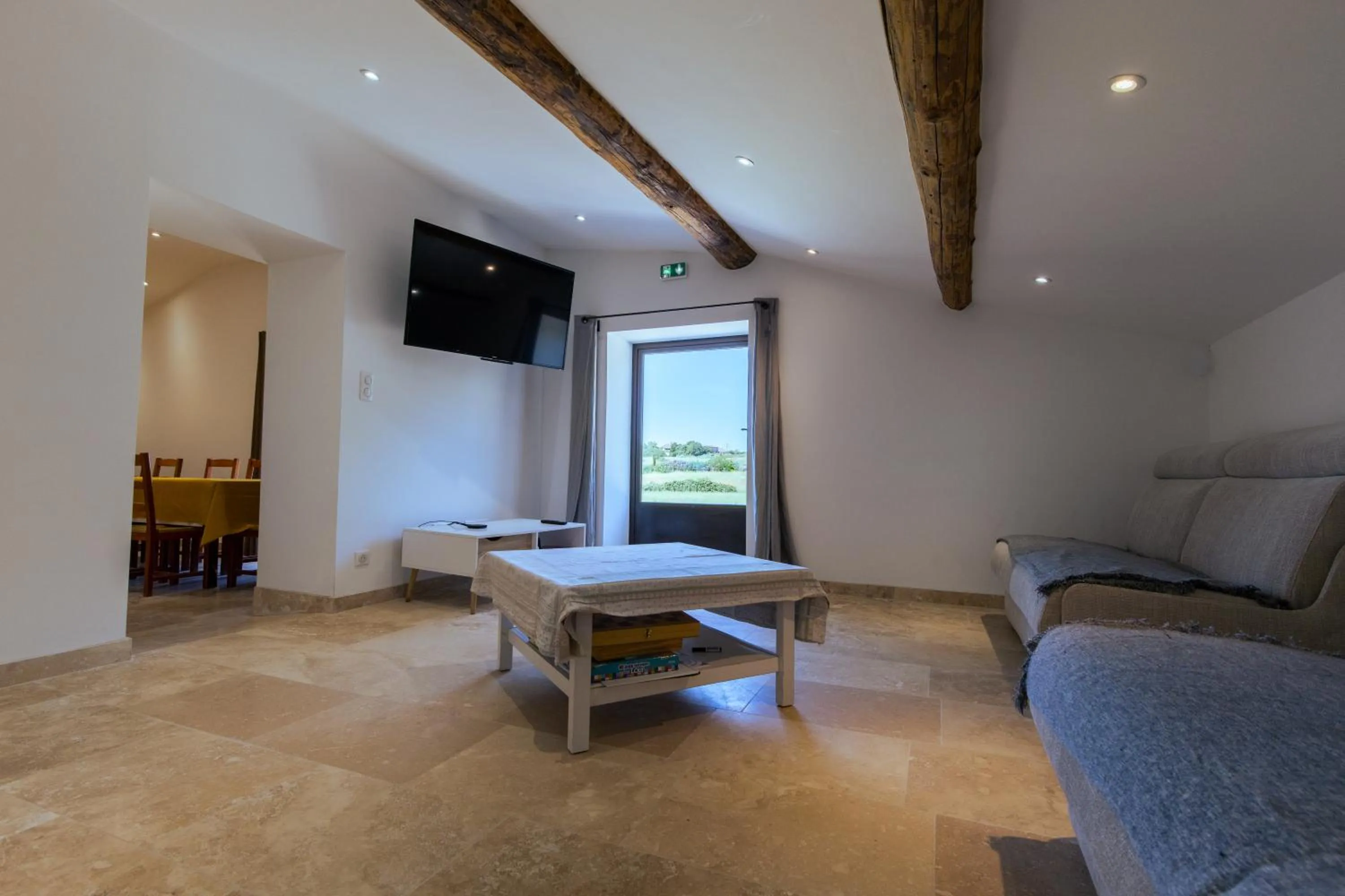 Living room in Chambres & Tables d'hôtes Moulin de Lavon