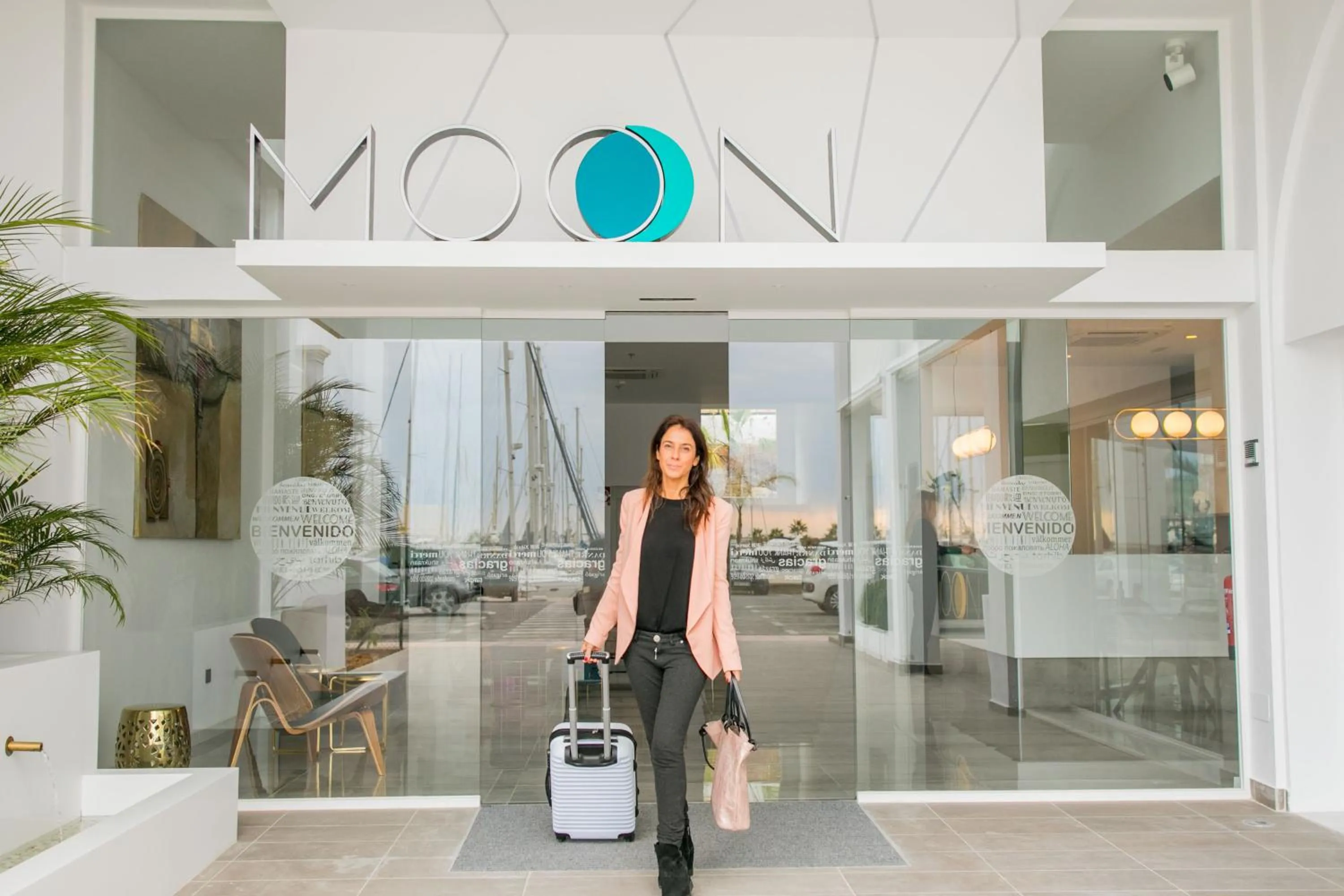 Lobby or reception in Moon Hotel & SPA.