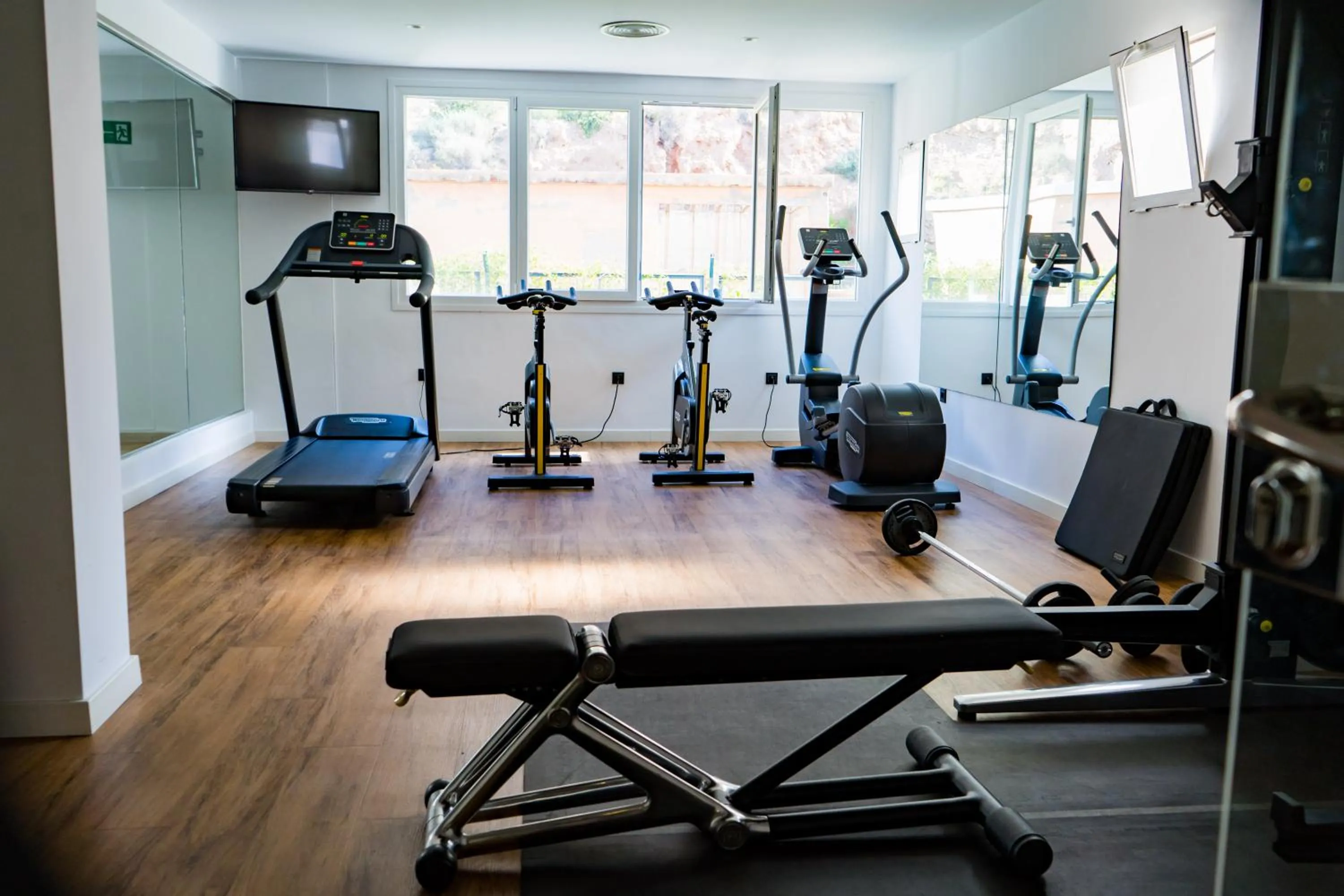 Fitness centre/facilities in Moon Hotel & SPA.
