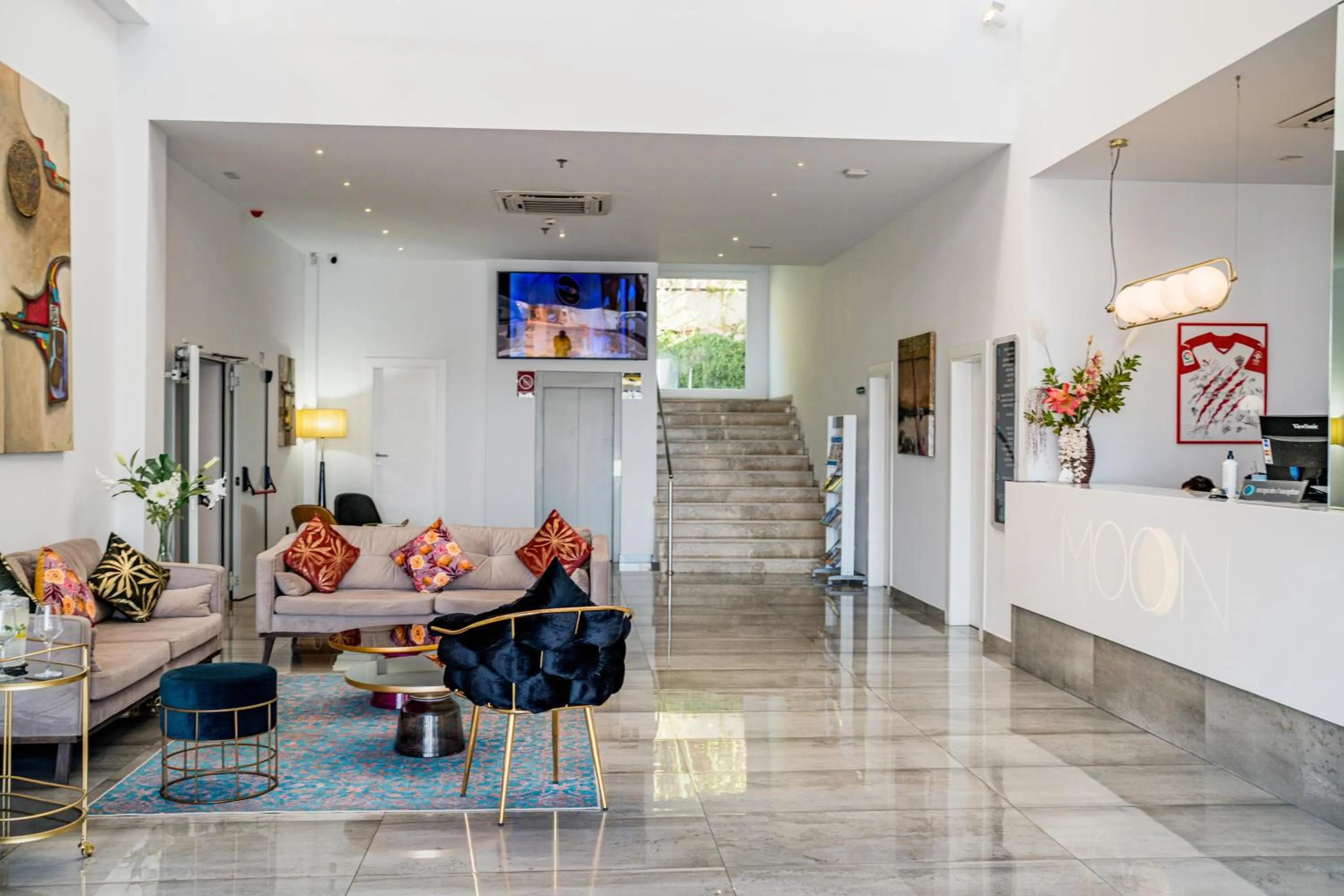 Lobby or reception in Moon Hotel & SPA.