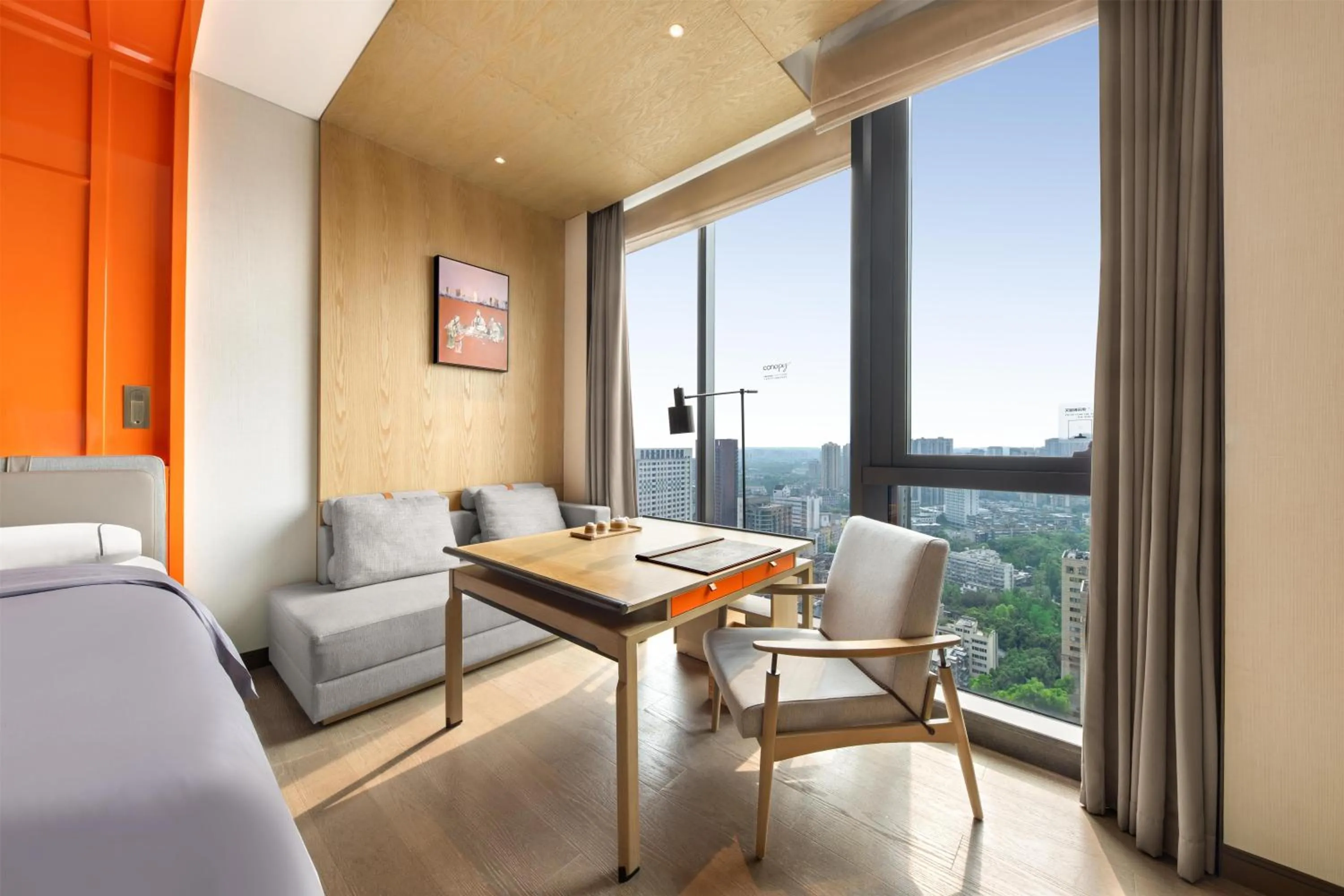 Bedroom in Canopy by Hilton Chengdu City Centre
