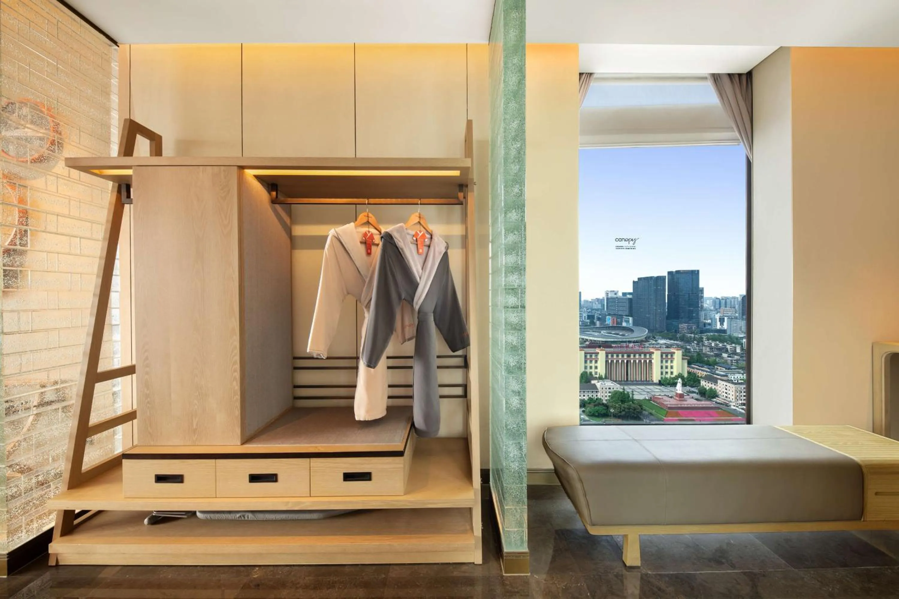 Bedroom in Canopy by Hilton Chengdu City Centre