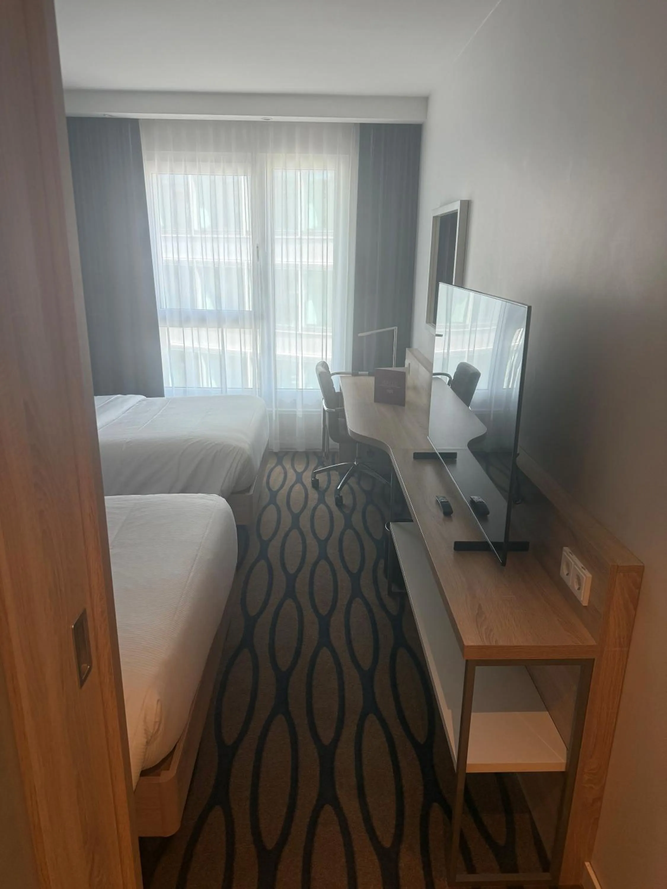 Bed in Hampton By Hilton Frankfurt Airport