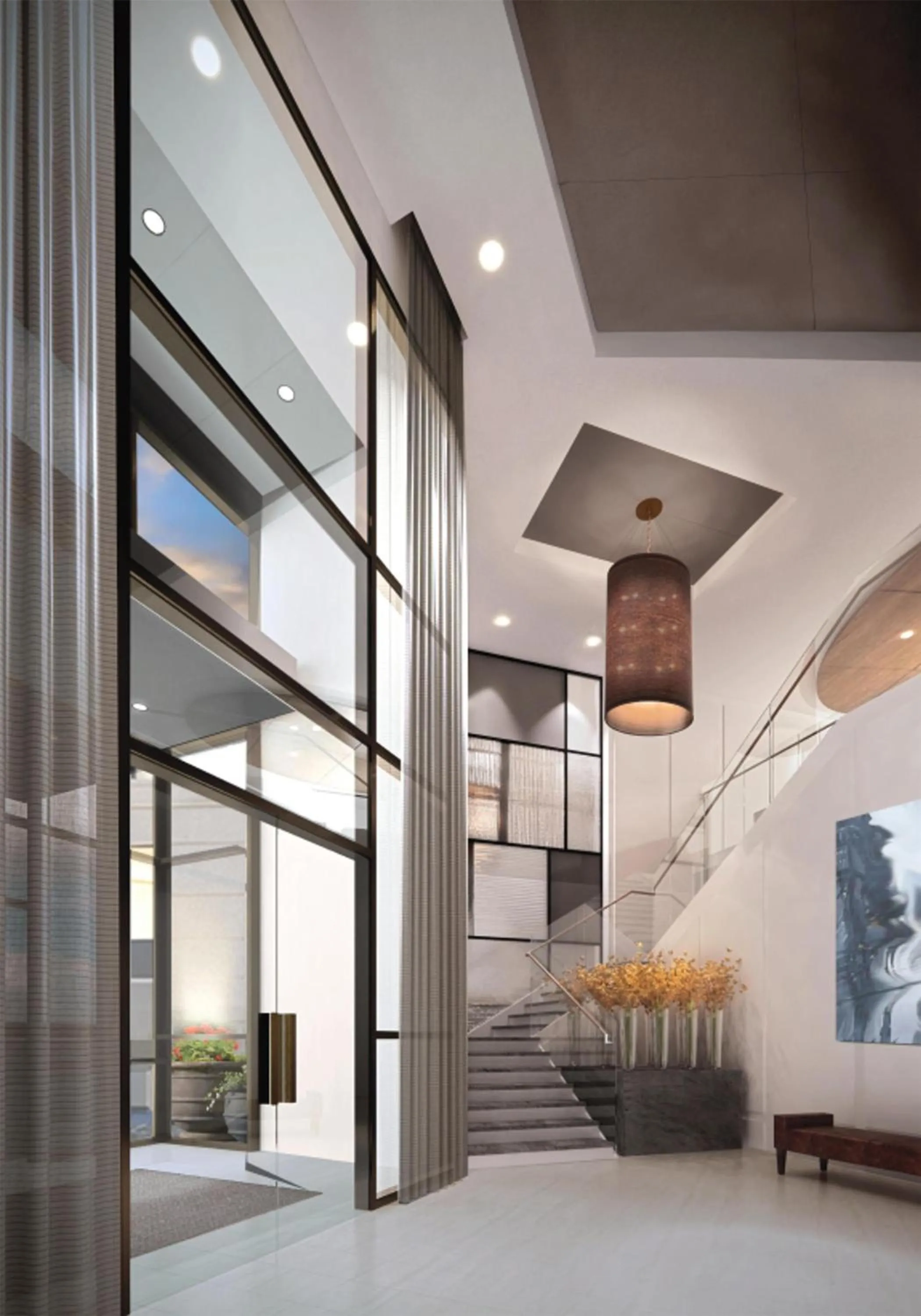 Lobby or reception, Bed in Homewood Suites by Hilton Providence Downtown