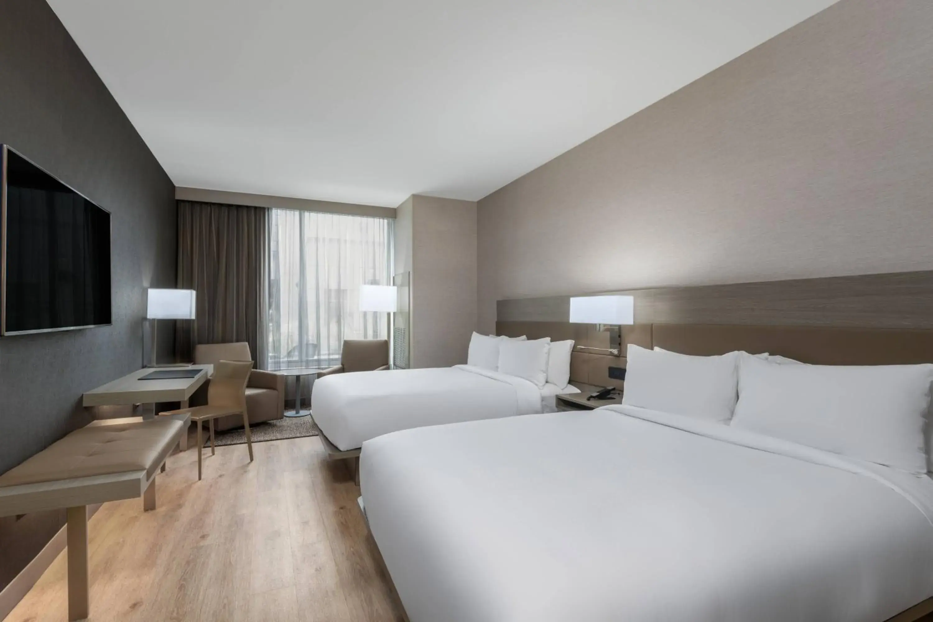 Queen Room with Two Queen Beds in AC Hotel by Marriott Atlanta Midtown Queen Room with Two Queen Beds in AC Hotel by Marriott Atlanta Midtown