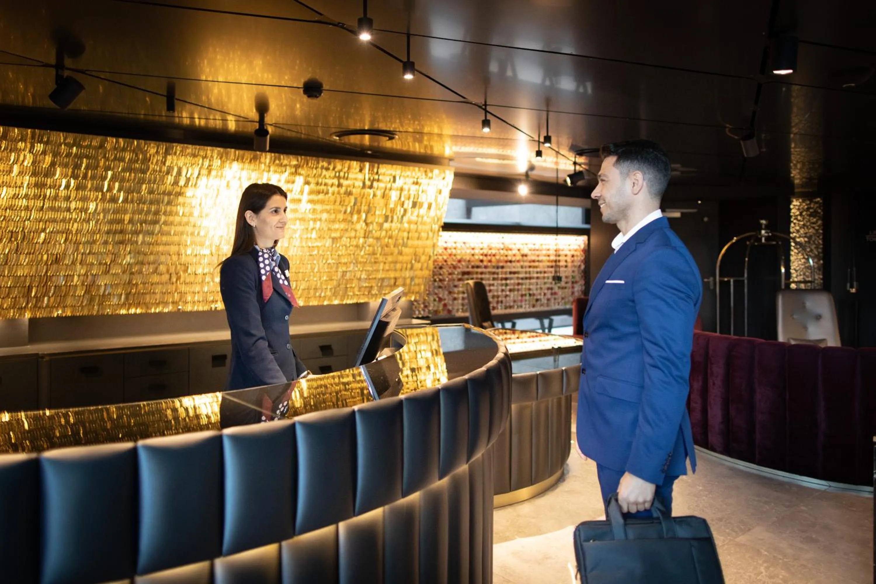 Lobby or reception in Silken Saaj Las Palmas