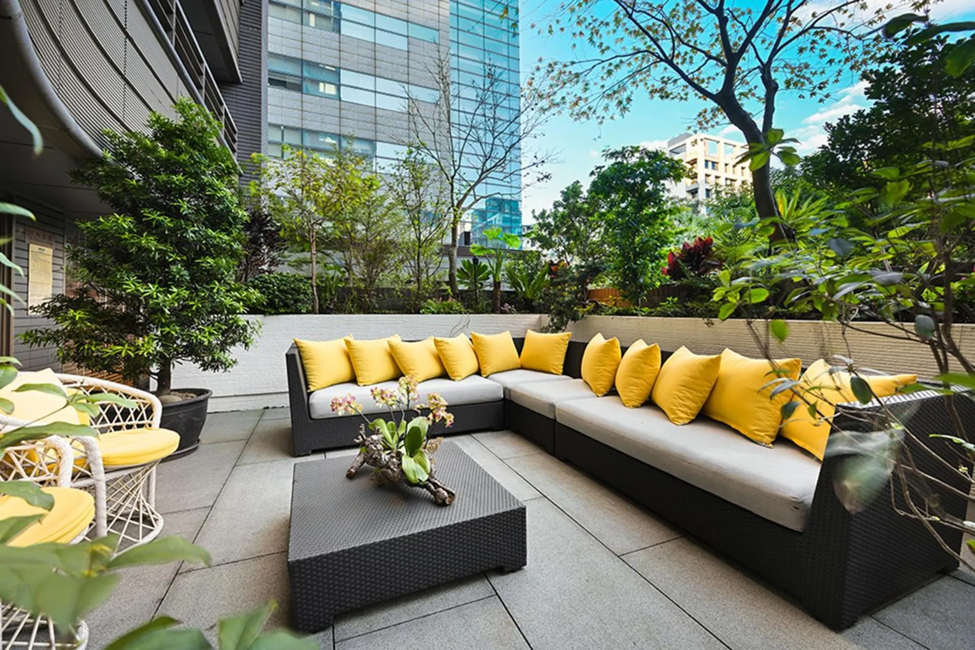 Balcony/Terrace in Park Taipei Hotel