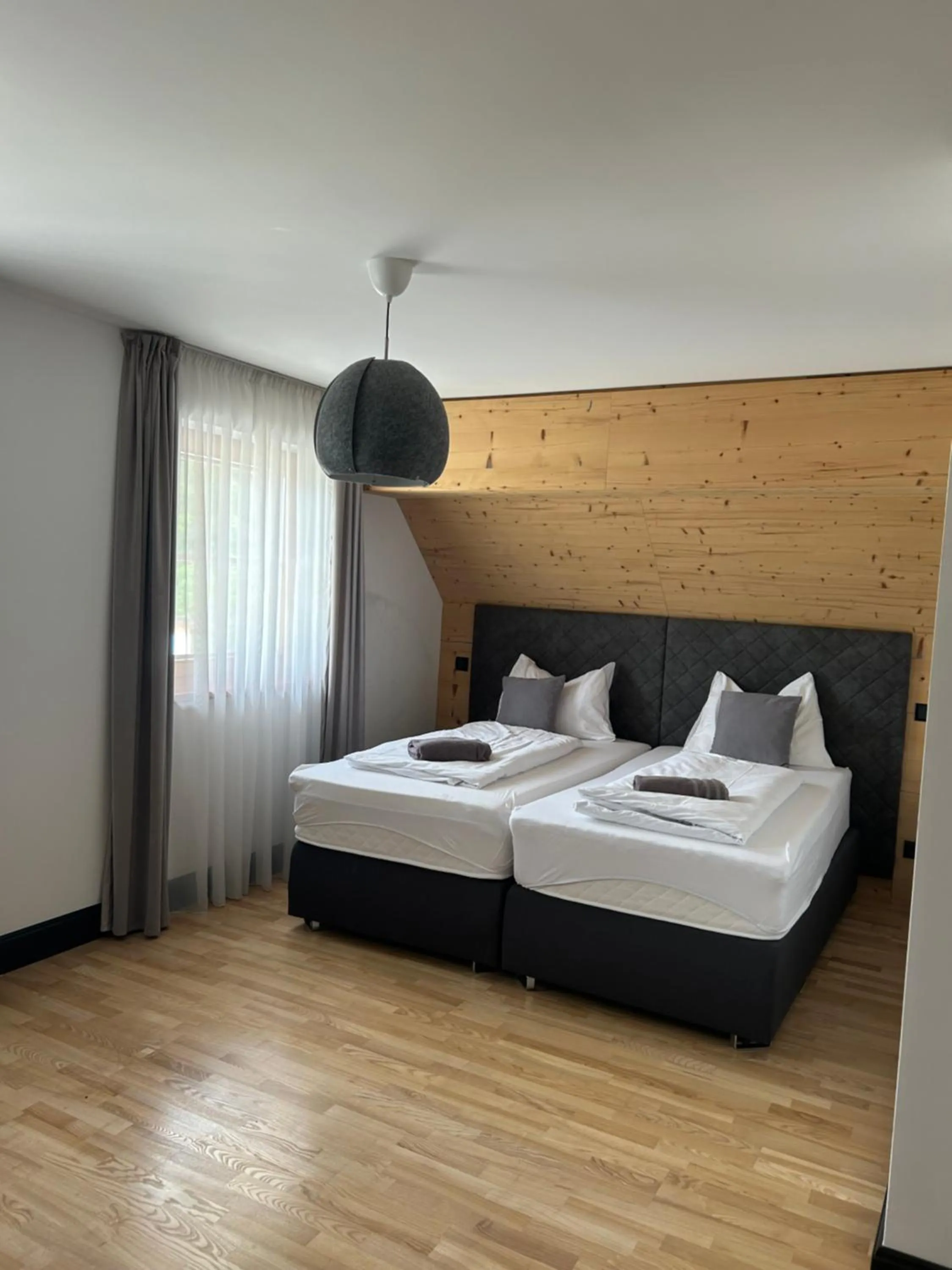 Bed in Tauernhaus Appartment