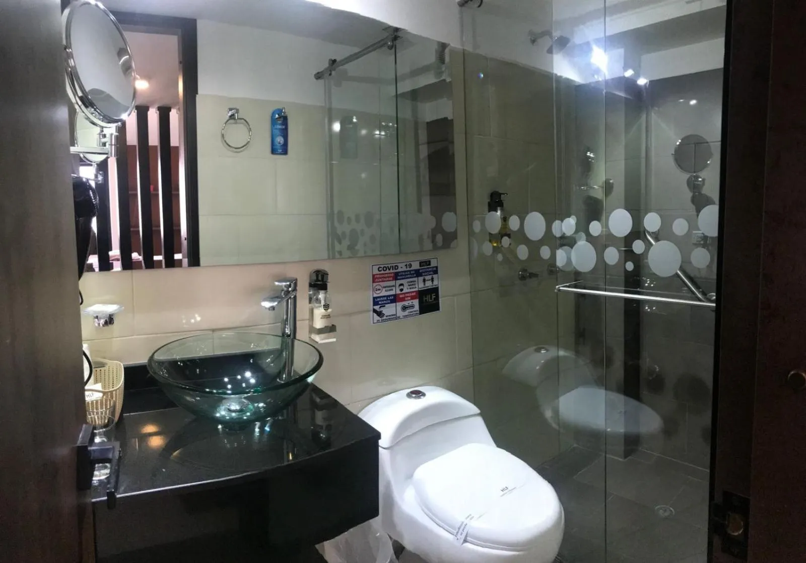 Shower in Posada LA MARIÑERA