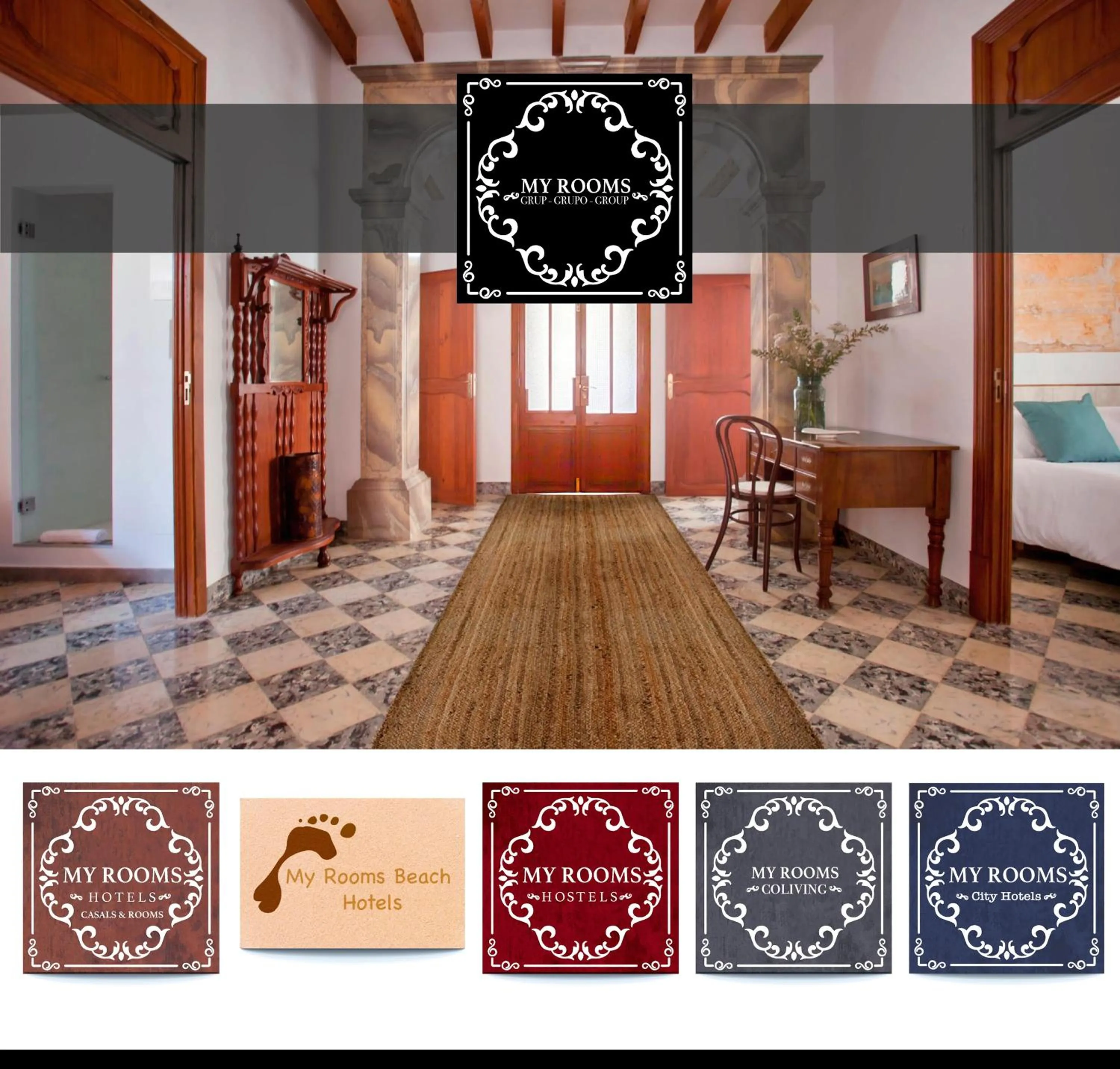 Logo/Certificate/Sign in My Rooms City Hotel Camino de Santiago