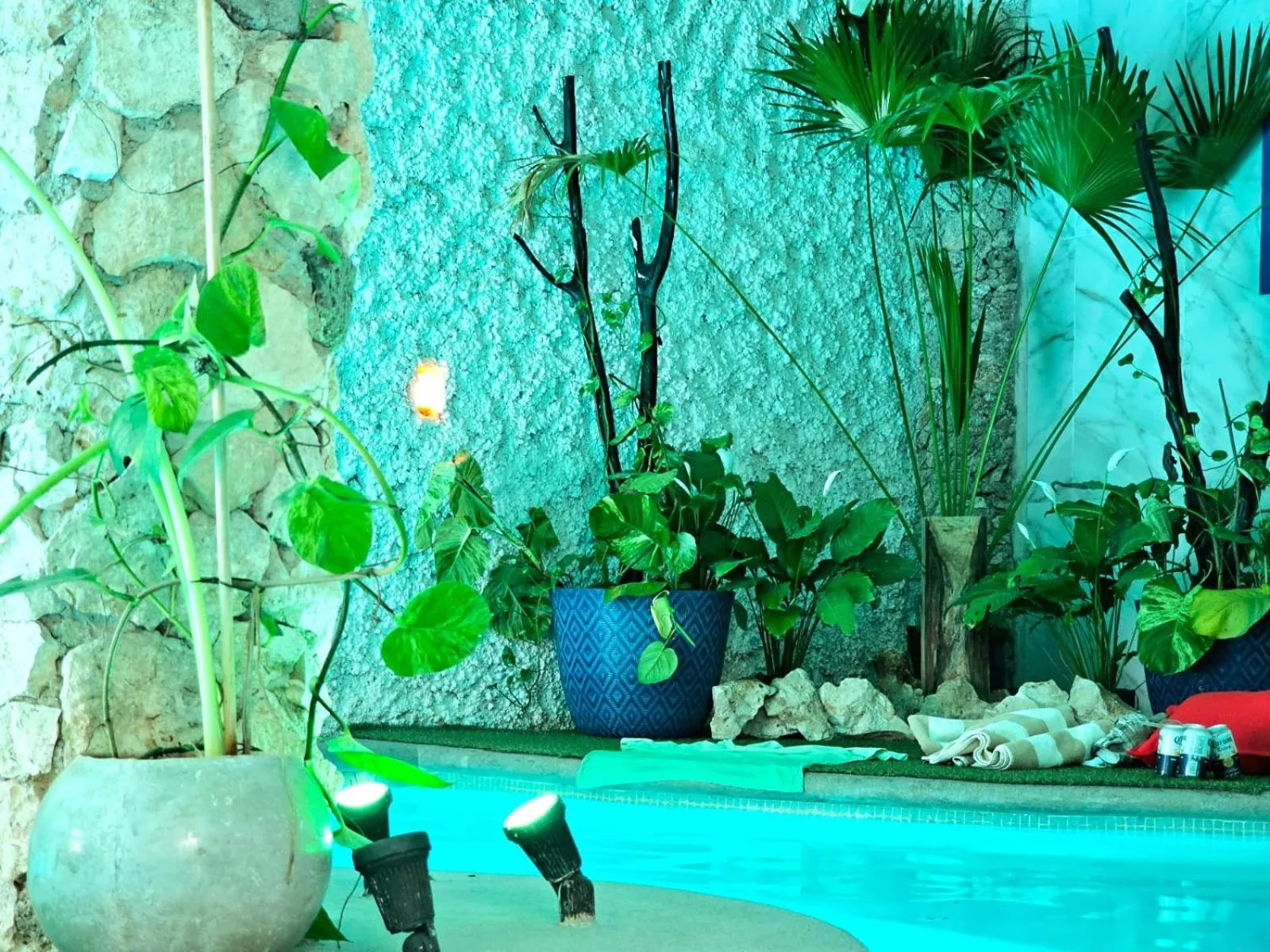 Swimming pool in Mayan Majesty Boutique Hotel