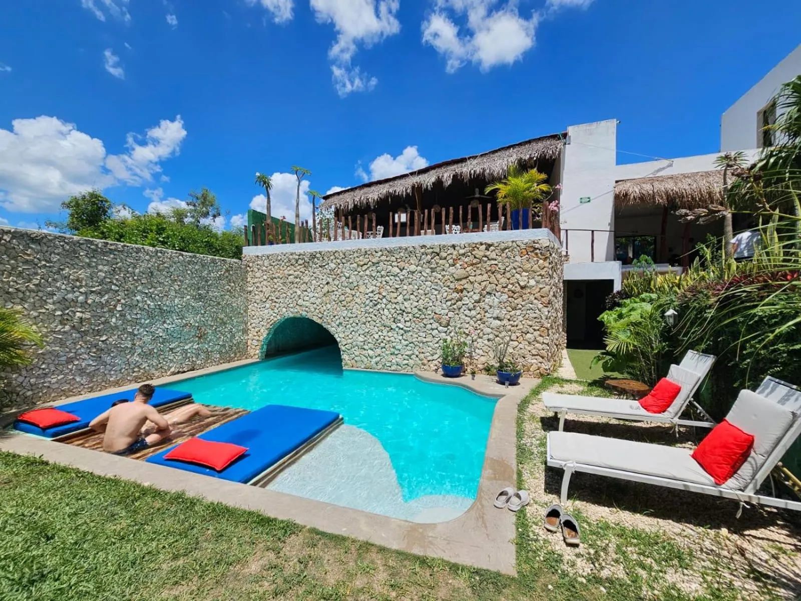Pool view in Mayan Majesty Boutique Hotel