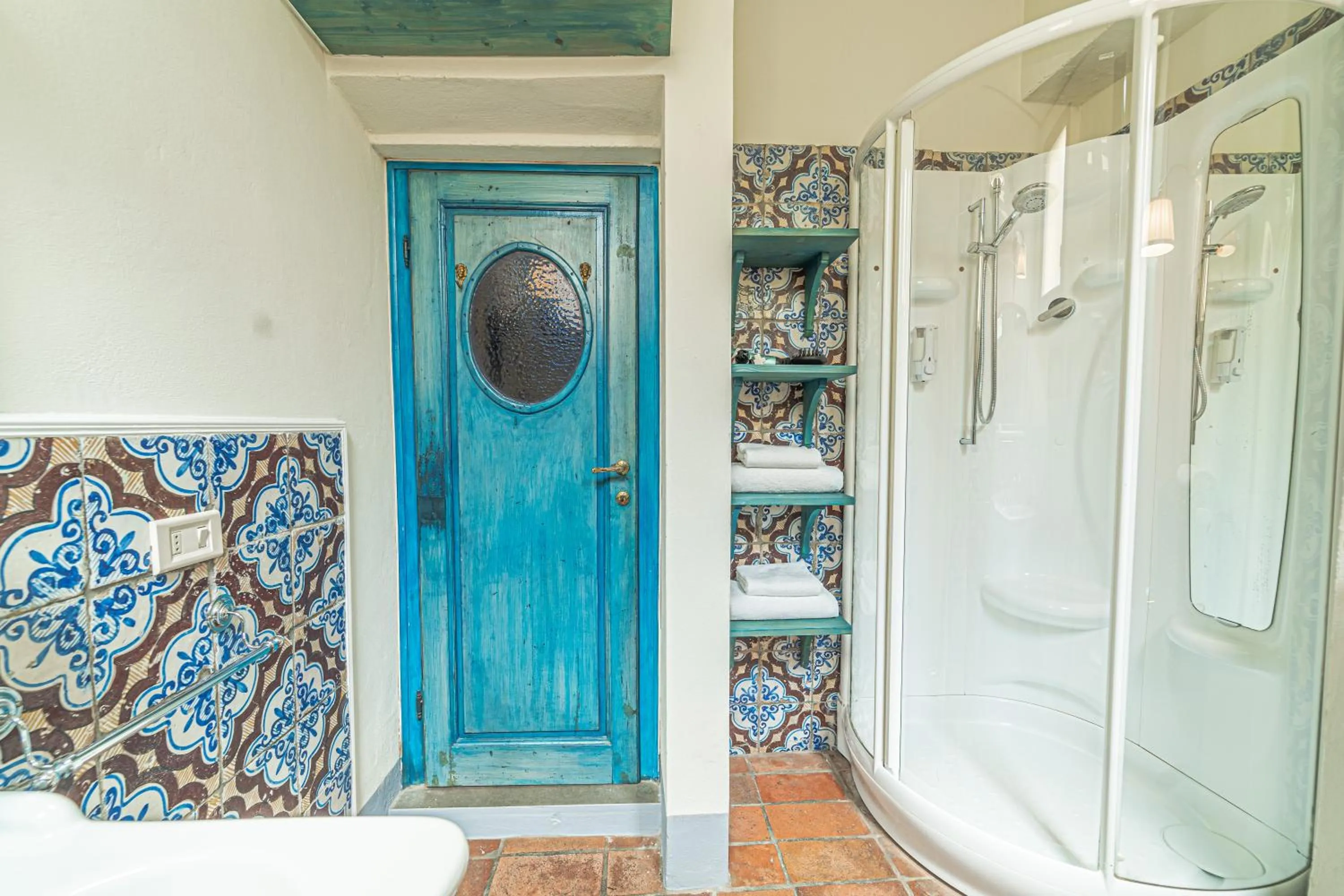 Shower in Relais & Maison Grand Tour