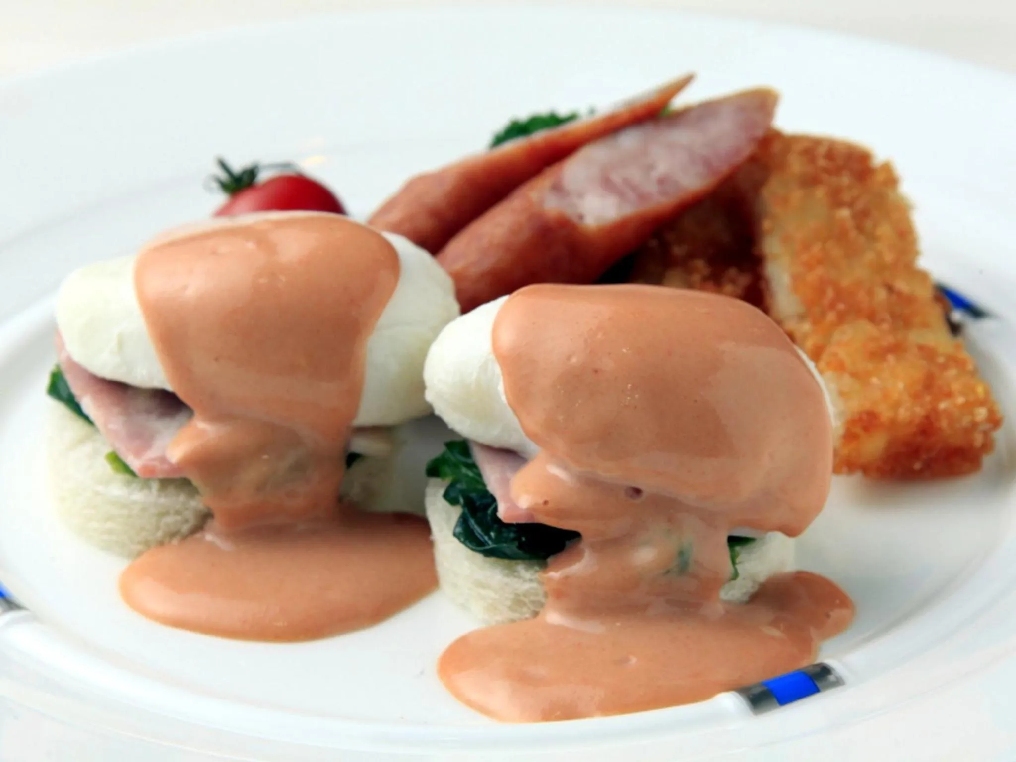 Food close-up in Central Hotel