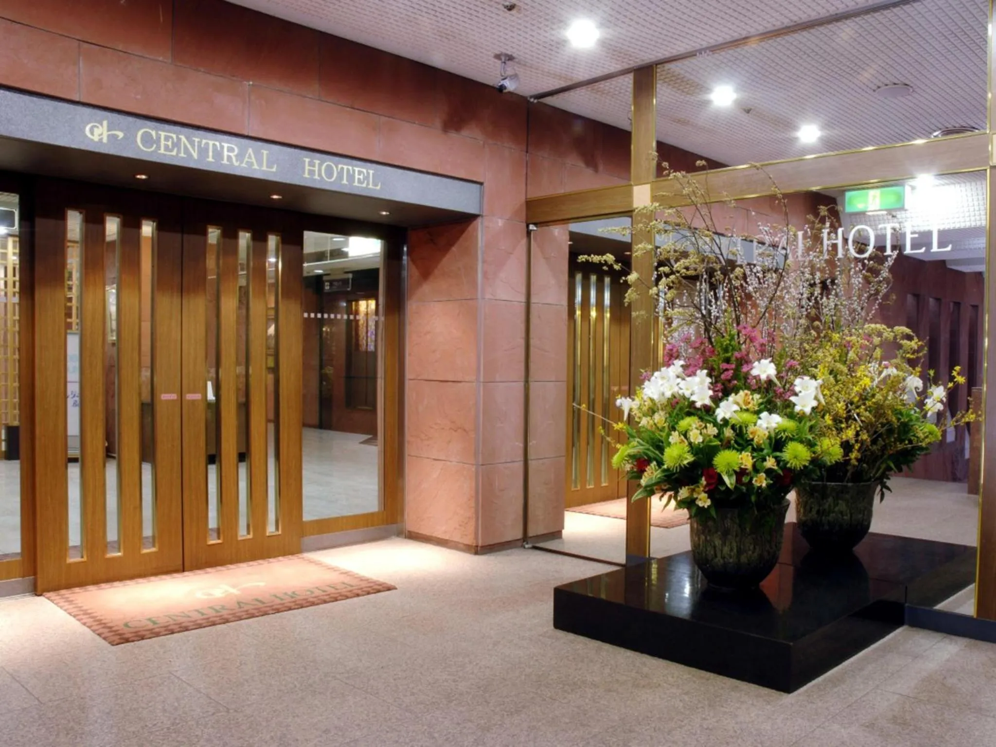 Decorative detail in Central Hotel