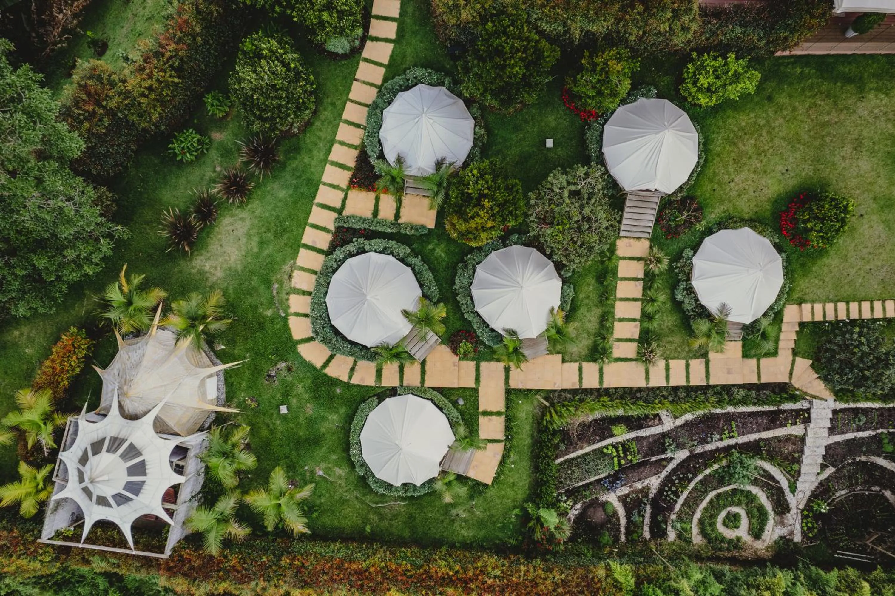 Bird's eye view in TEVA Glamping & Retreat