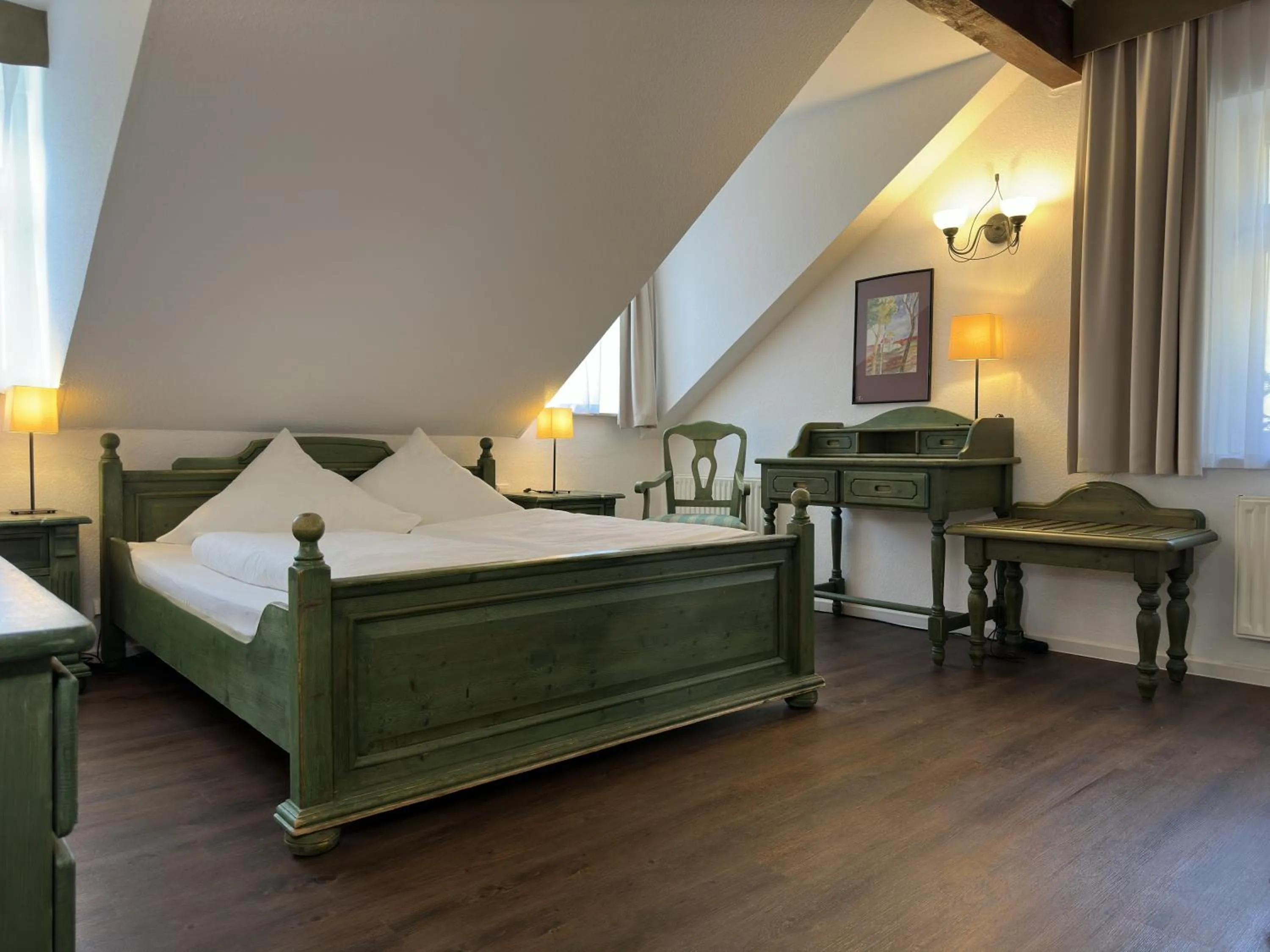 Photo of the whole room, Bed in Hotel Forsthaus