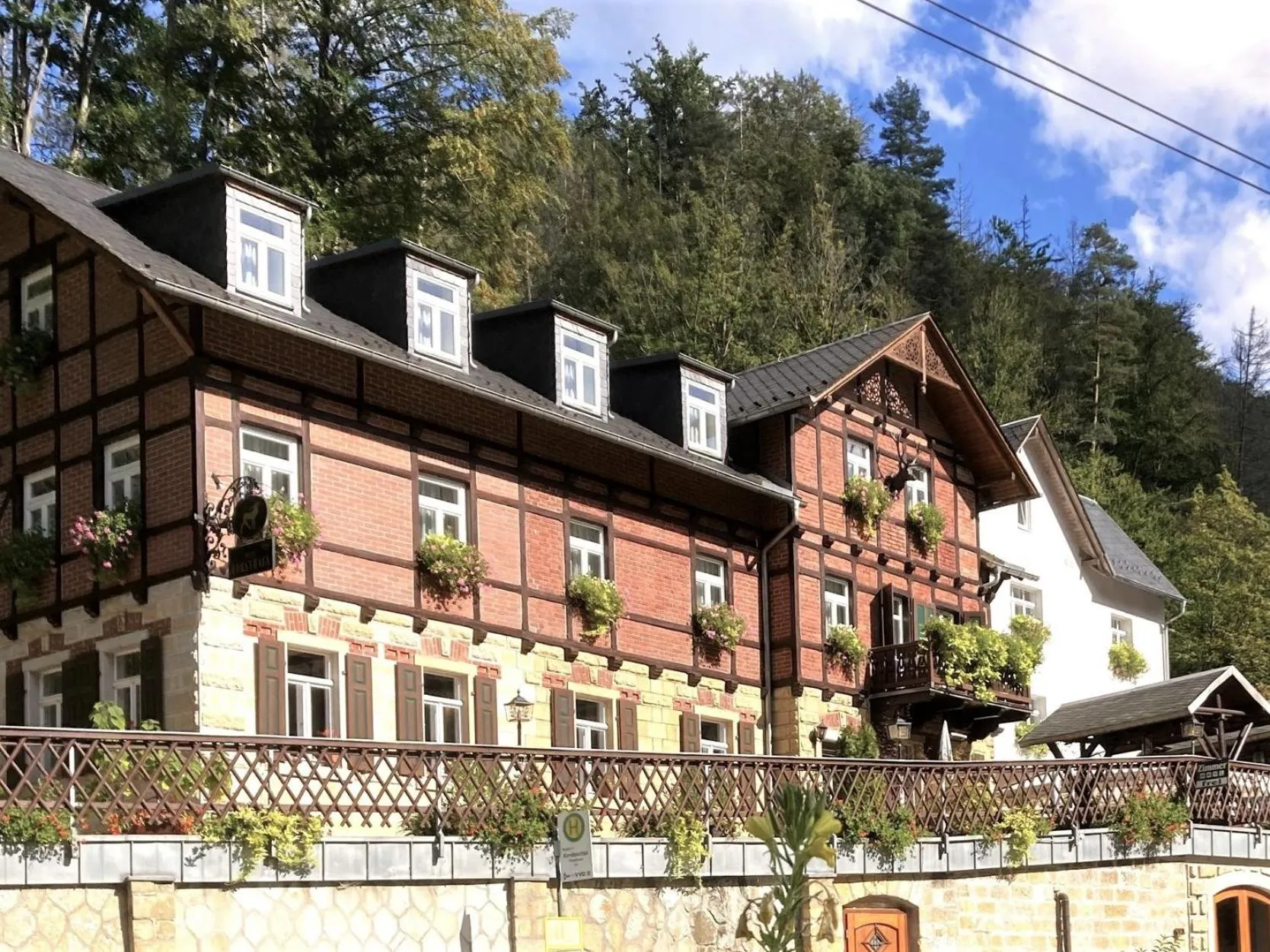 Property building in Hotel Forsthaus