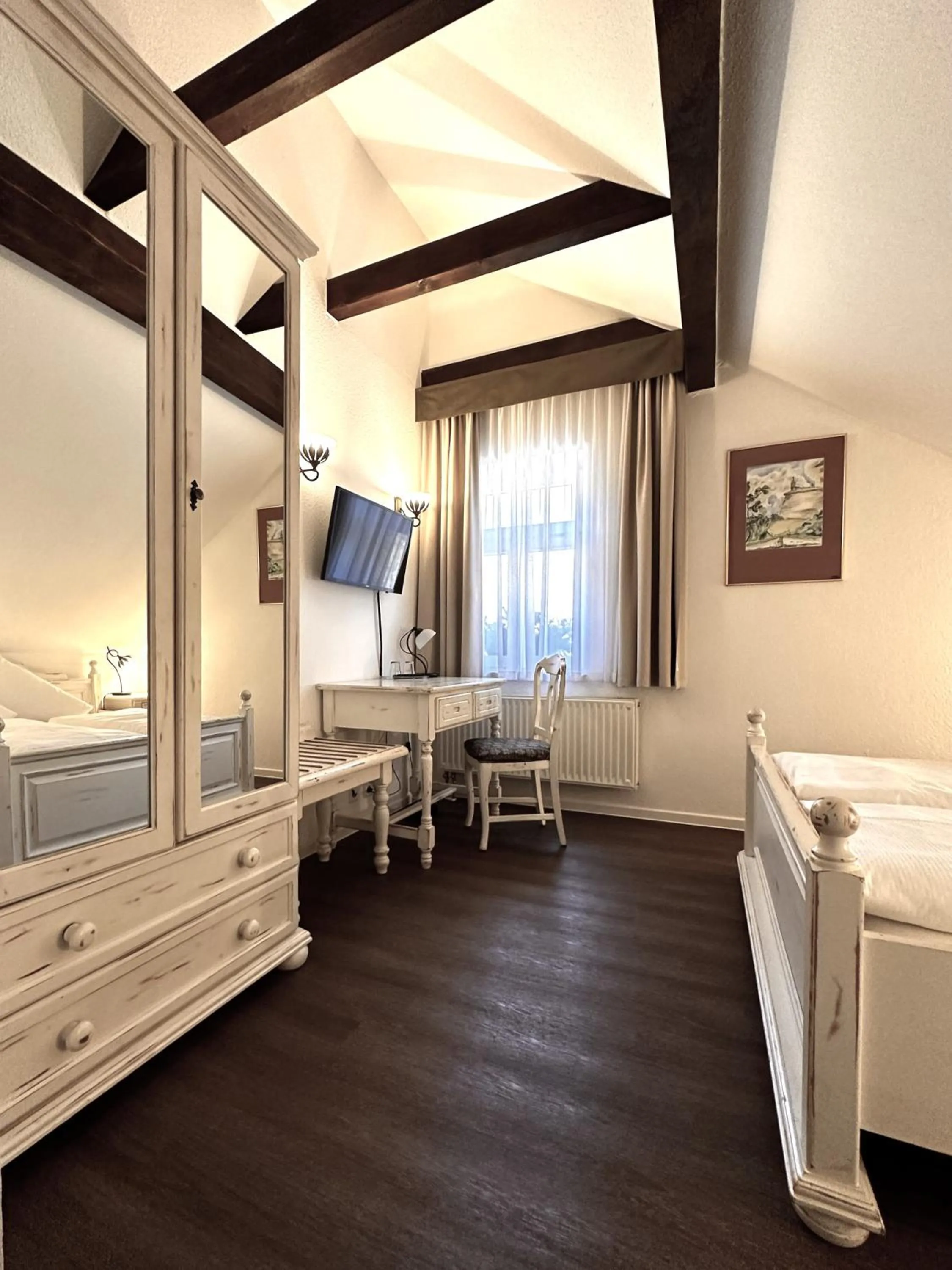 Photo of the whole room, Bed in Hotel Forsthaus