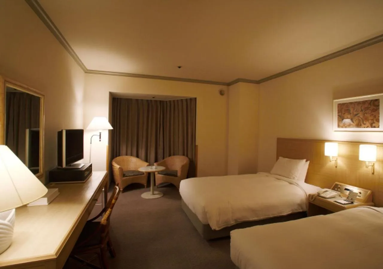 Photo of the whole room, Bed in Noboribetsu Grand Hotel