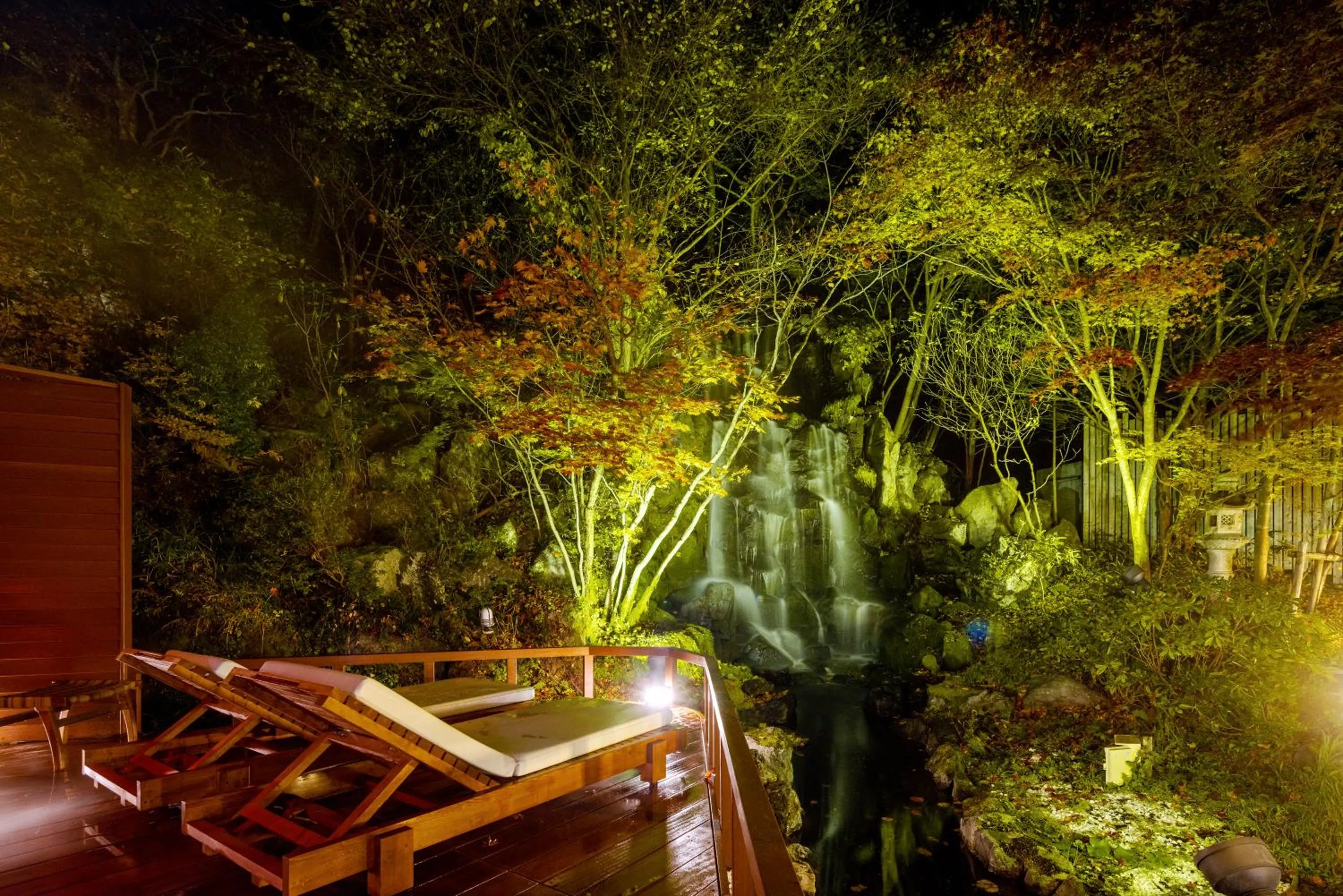Open Air Bath in Noboribetsu Grand Hotel