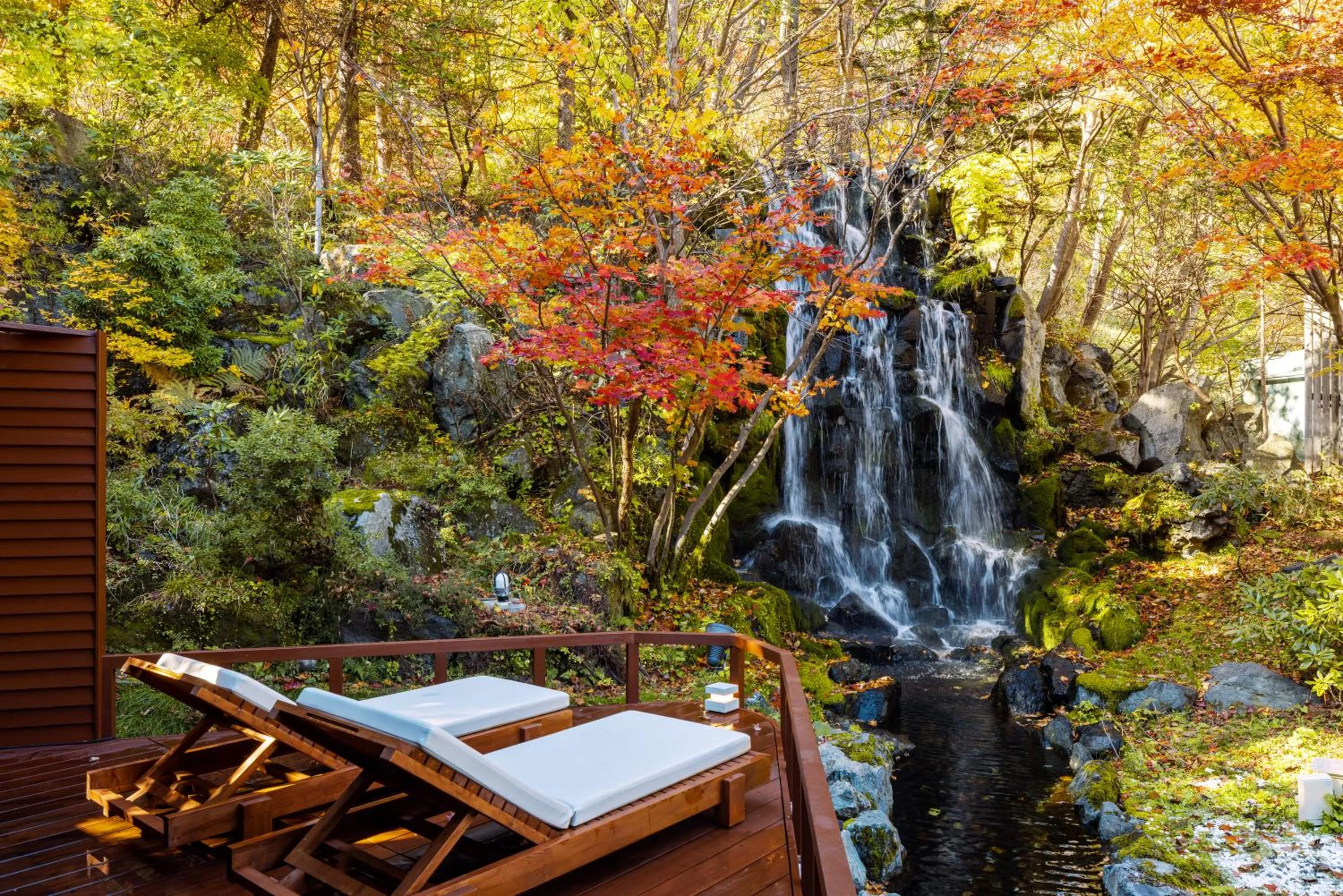Open Air Bath in Noboribetsu Grand Hotel