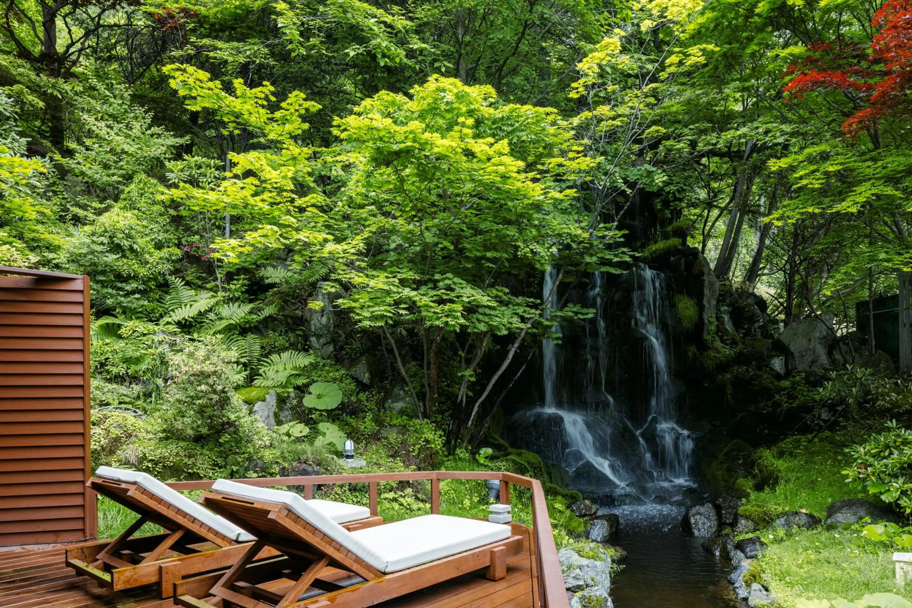 Open Air Bath in Noboribetsu Grand Hotel