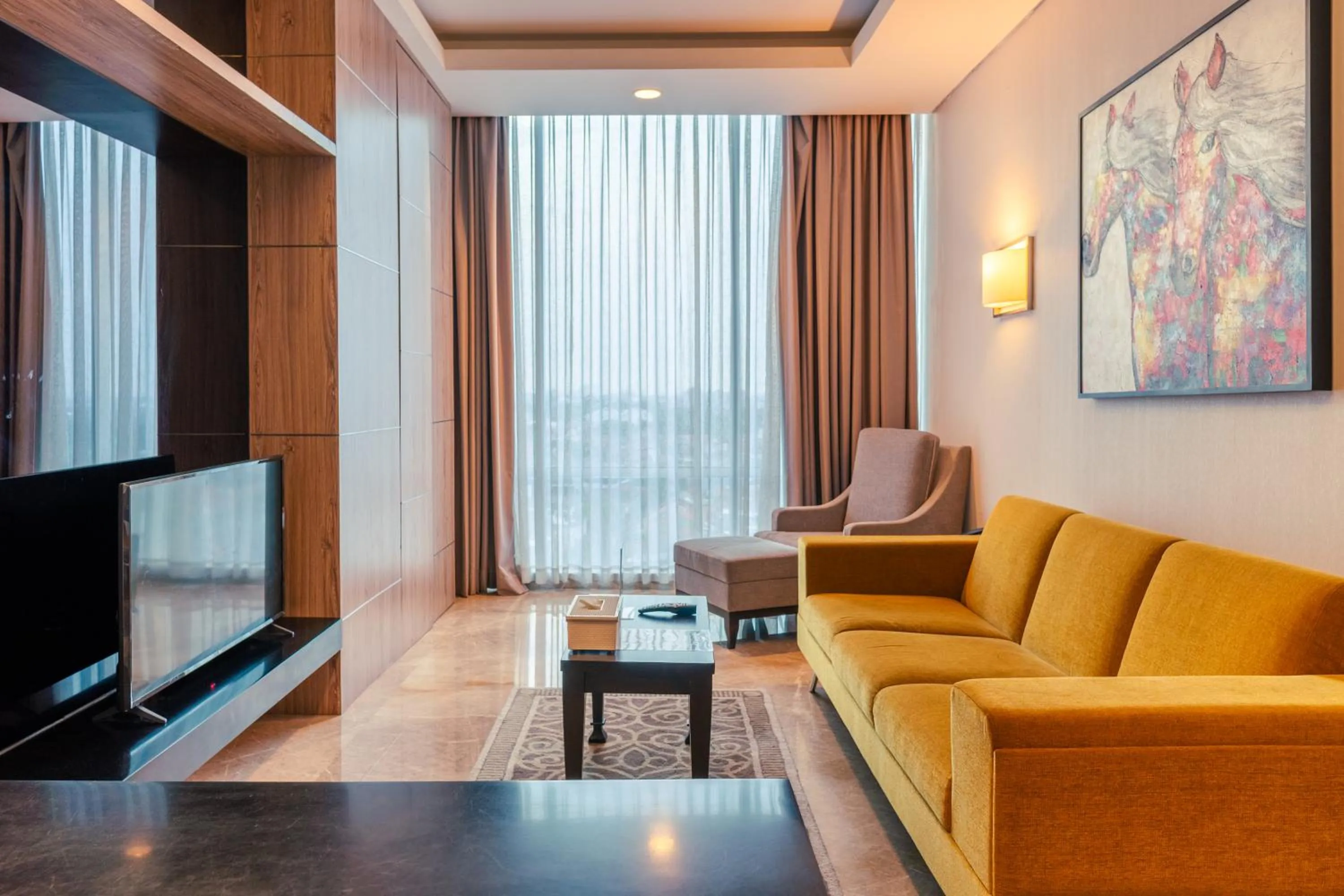 Living room in Azana Suites Hotel Antasari