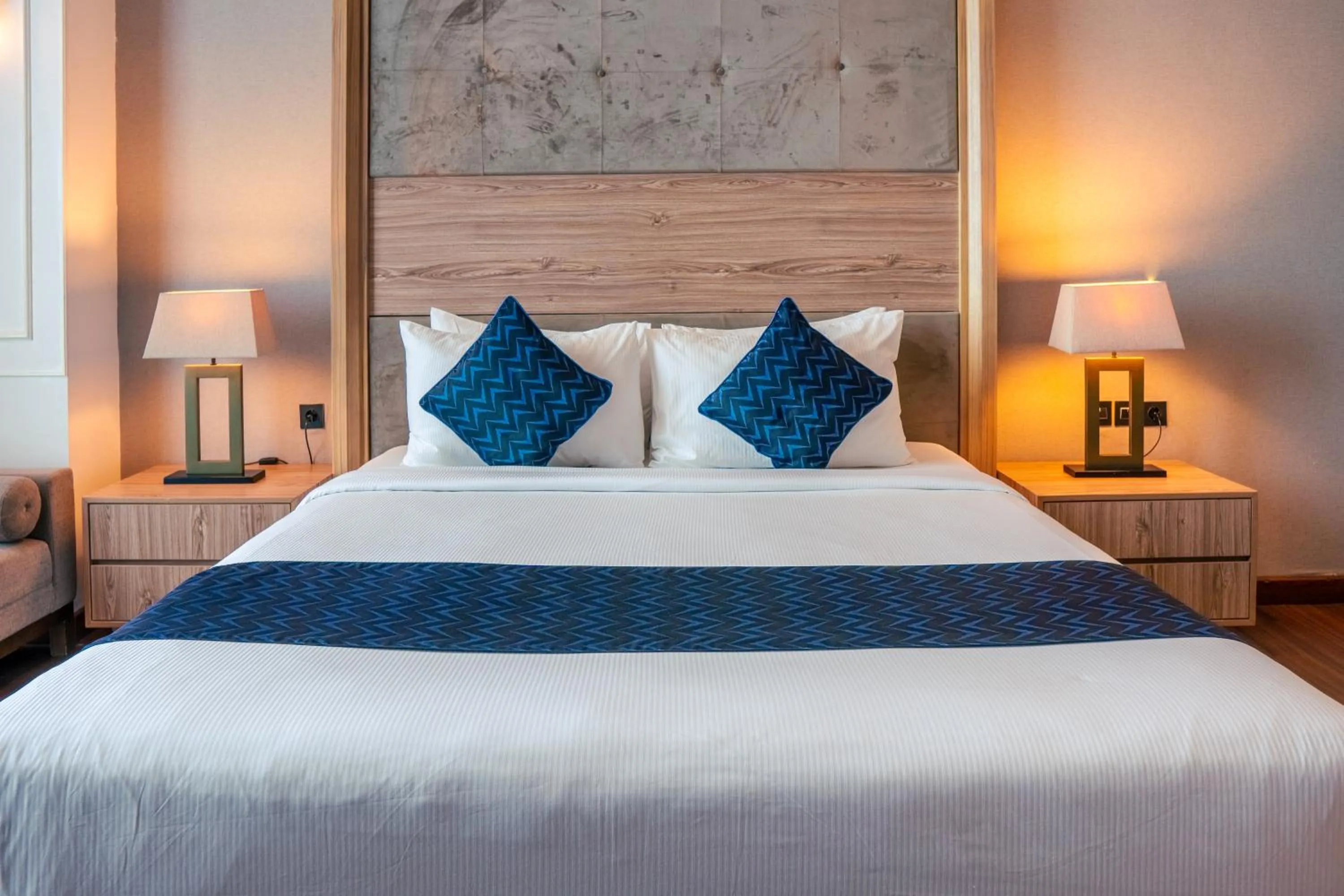 Bed in Azana Suites Hotel Antasari