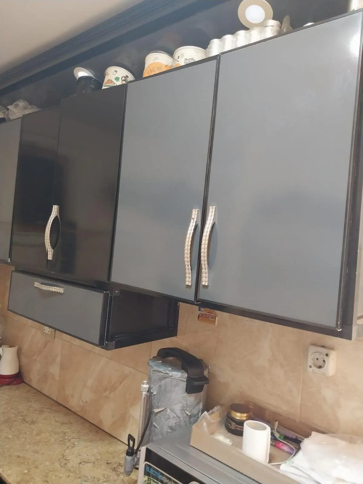 Kitchen or kitchenette in Atlantis Pyramids Inn