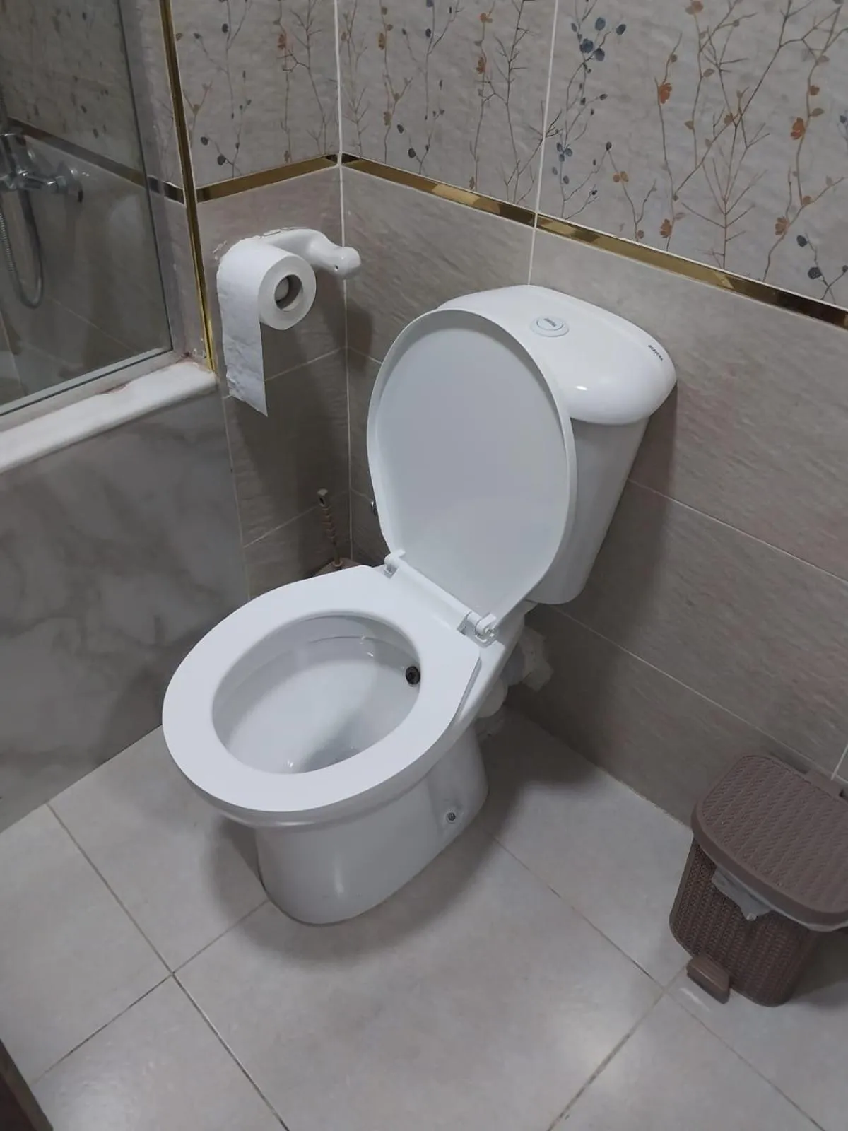 Toilet in Atlantis Pyramids Inn